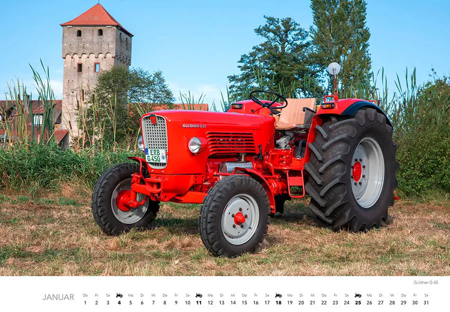 Bild: 9783966649575 | Klassische Traktoren Kalender 2026 | Frank Lutzebäck | Kalender | 2026