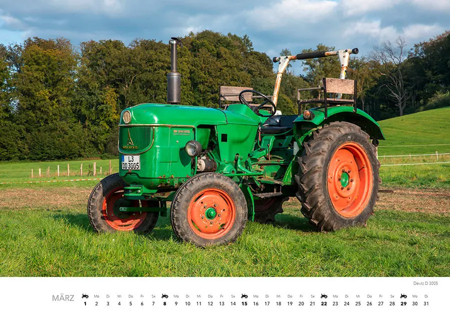 Bild: 9783966649575 | Klassische Traktoren Kalender 2026 | Frank Lutzebäck | Kalender | 2026