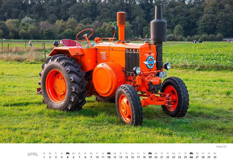 Bild: 9783966649575 | Klassische Traktoren Kalender 2026 | Frank Lutzebäck | Kalender | 2026