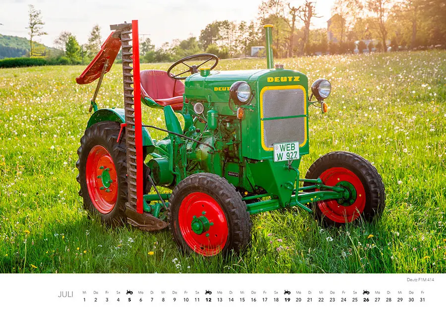 Bild: 9783966649575 | Klassische Traktoren Kalender 2026 | Frank Lutzebäck | Kalender | 2026