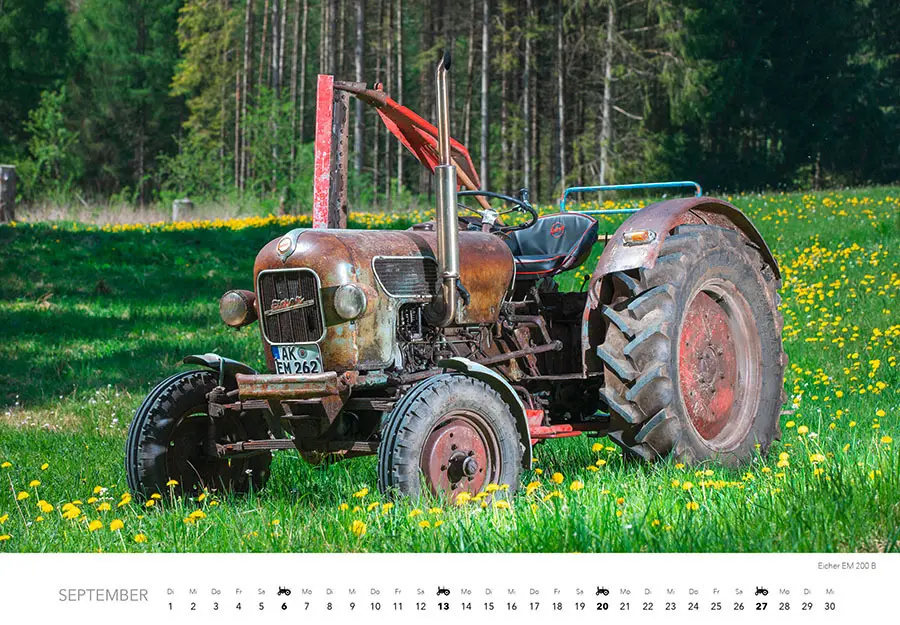 Bild: 9783966649575 | Klassische Traktoren Kalender 2026 | Frank Lutzebäck | Kalender | 2026
