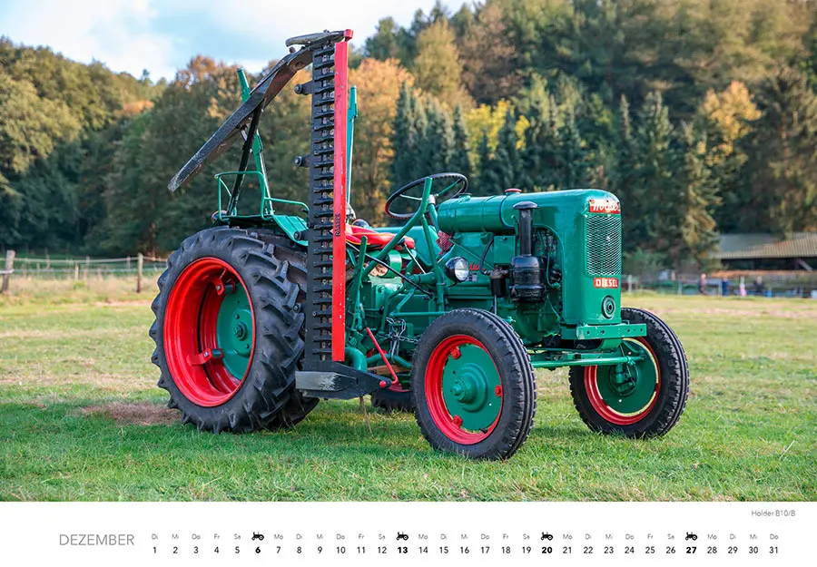 Bild: 9783966649575 | Klassische Traktoren Kalender 2026 | Frank Lutzebäck | Kalender | 2026