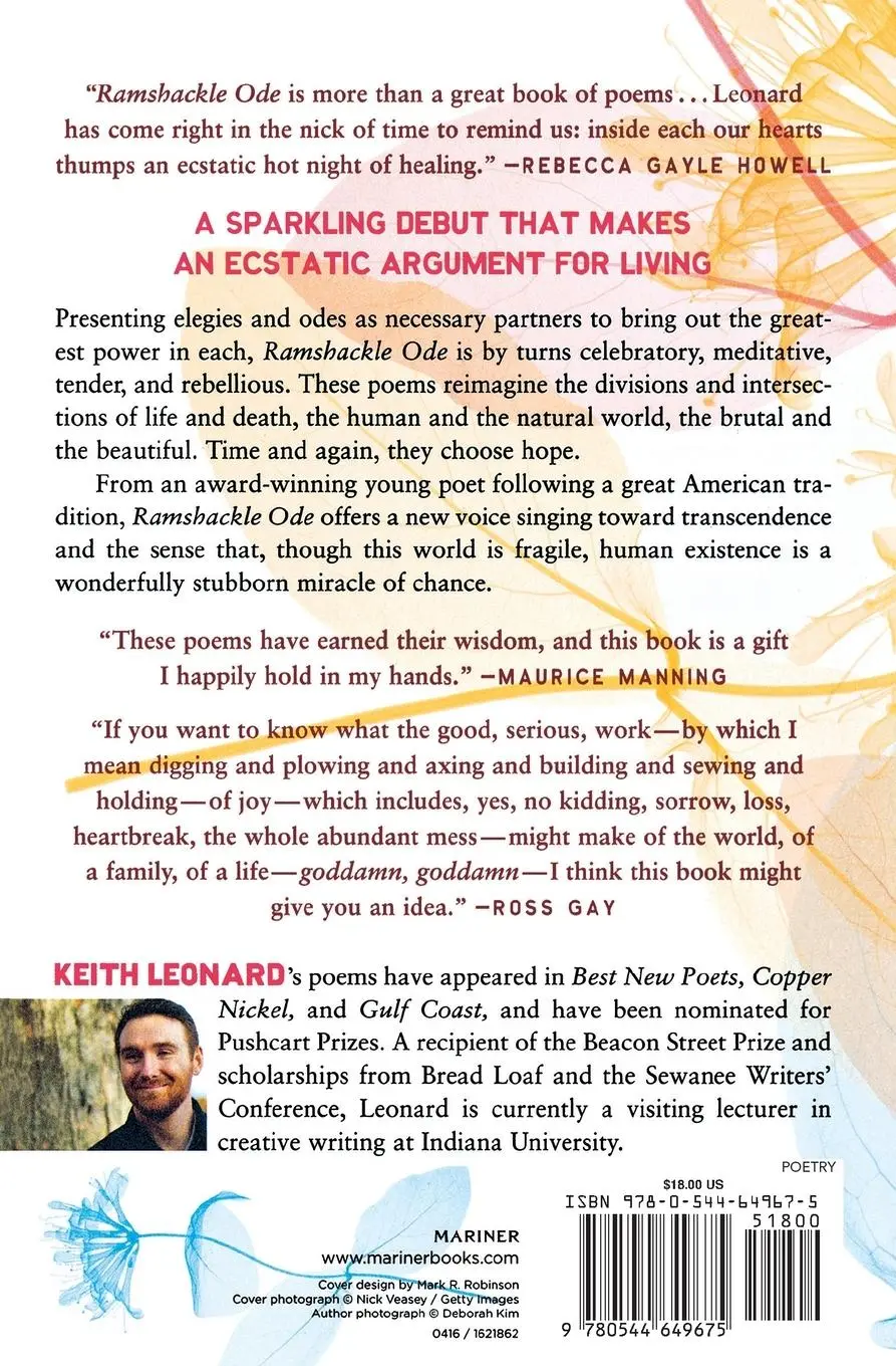 Rückseite: 9780544649675 | Ramshackle Ode | Keith Leonard | Taschenbuch | Kartoniert / Broschiert