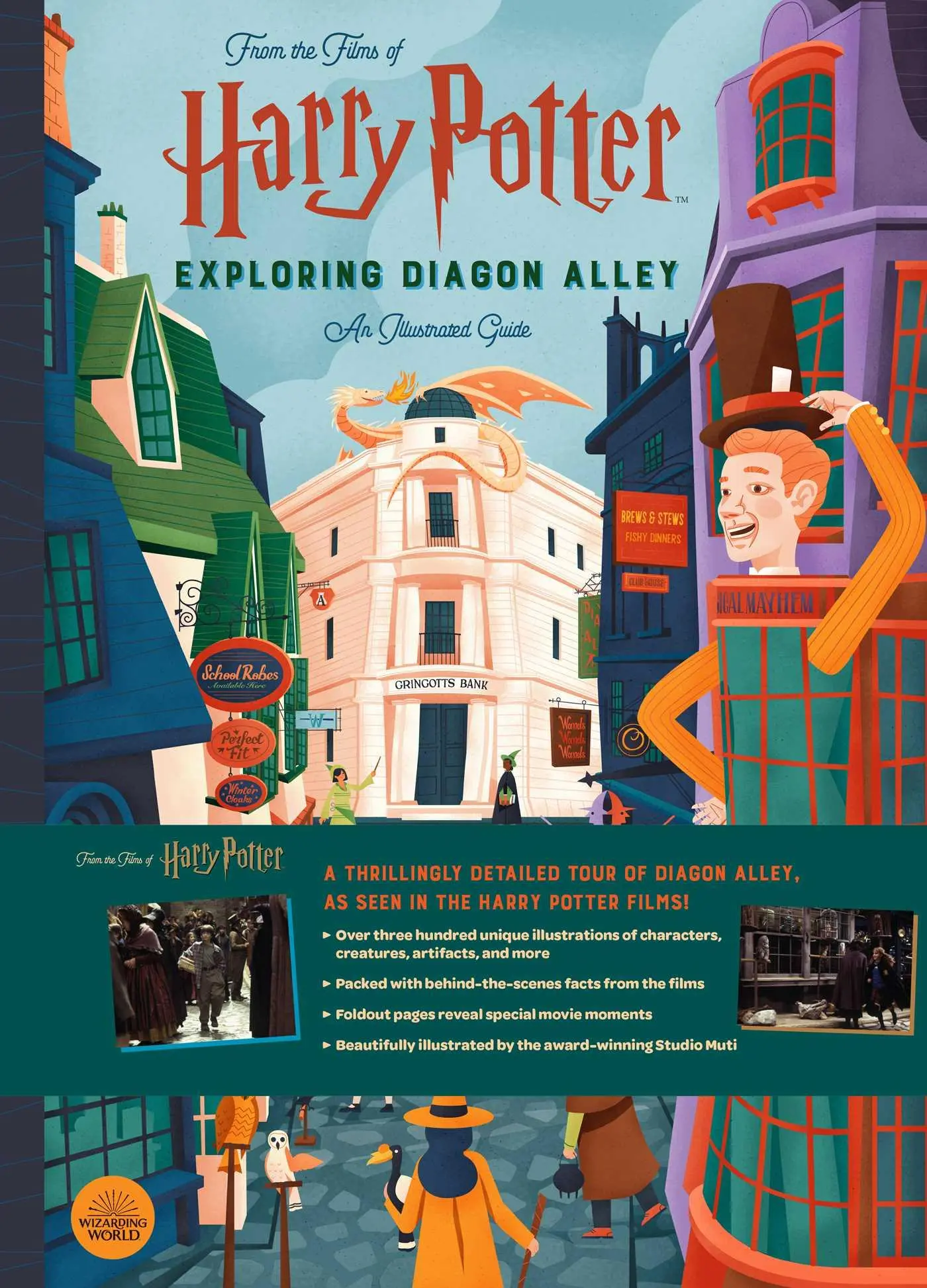 Cover: 9781683839675 | Harry Potter: Exploring Diagon Alley | An Illustrated Guide | Revenson