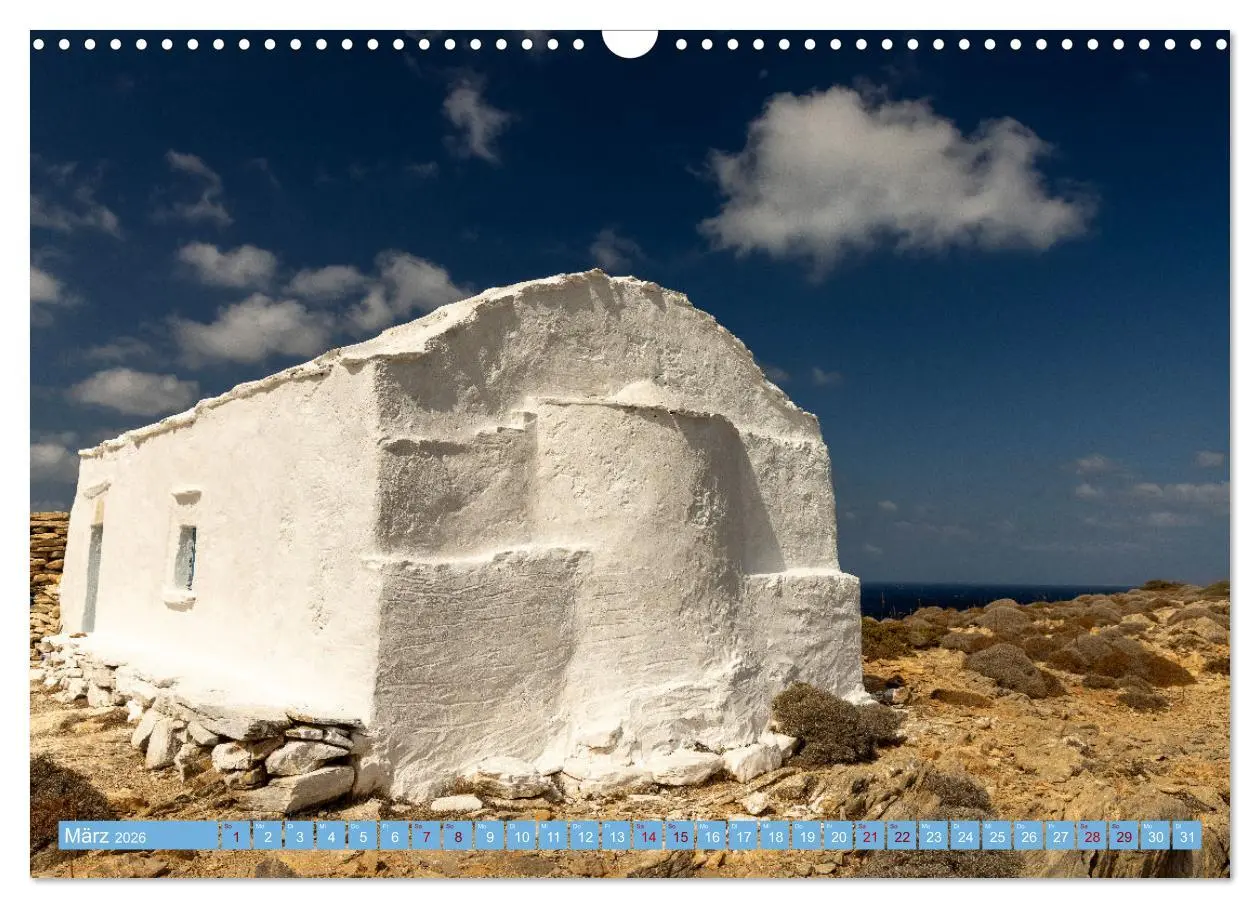 Bild: 9783457609675 | Amorgos - Kykladenimpressionen (Wandkalender 2026 DIN A3 quer),...