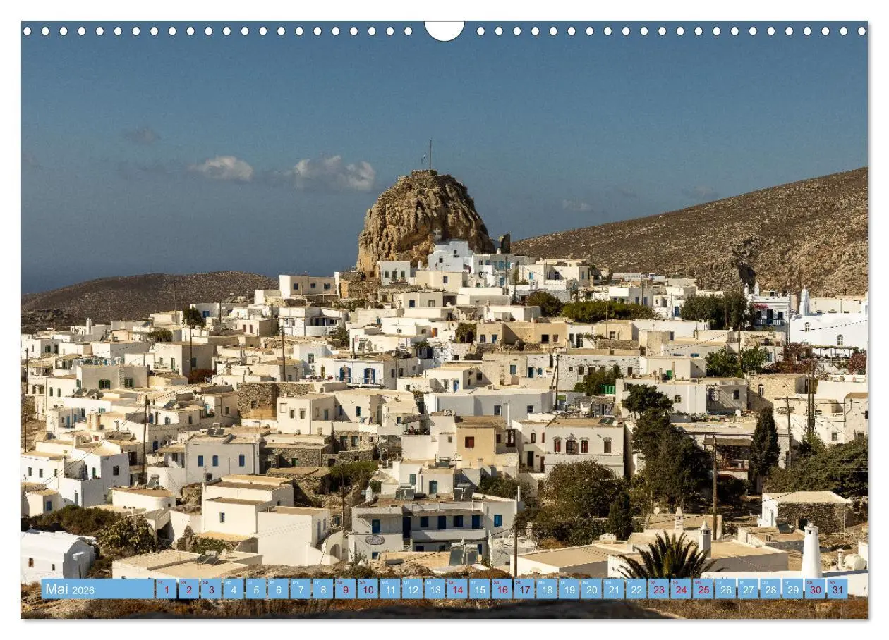 Bild: 9783457609675 | Amorgos - Kykladenimpressionen (Wandkalender 2026 DIN A3 quer),...