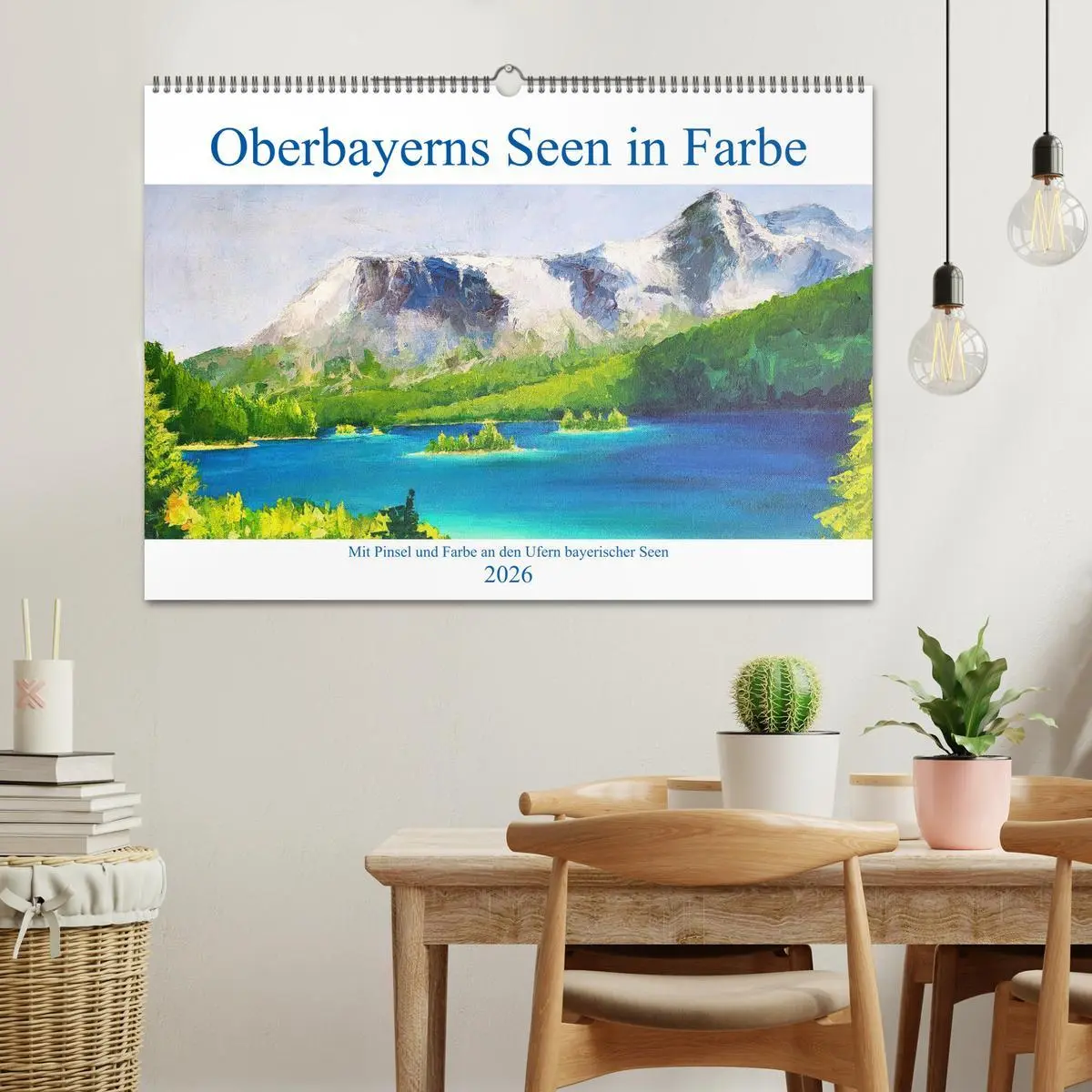 Bild: 9783457919675 | Oberbayerns Seen in Farbe - mit Pinsel und Farbe an den Ufern...