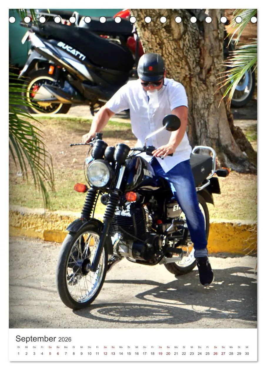 Bild: 9783516249675 | MZ Motorräder - Ein Stück DDR in Kuba (Tischkalender 2026 DIN A5...