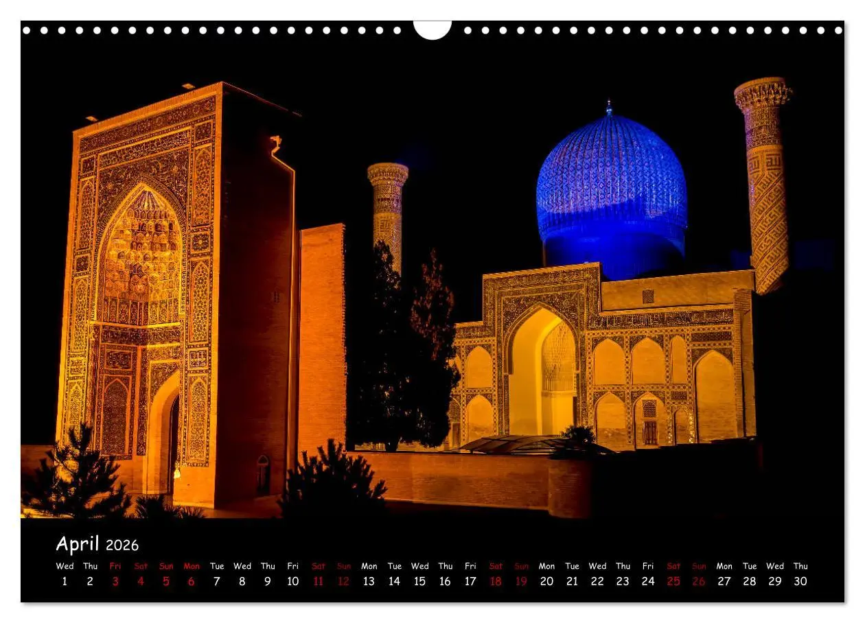 Bild: 9783516559675 | Uzbekistan Land of 1001 nights (Wall Calendar 2026 DIN A3...