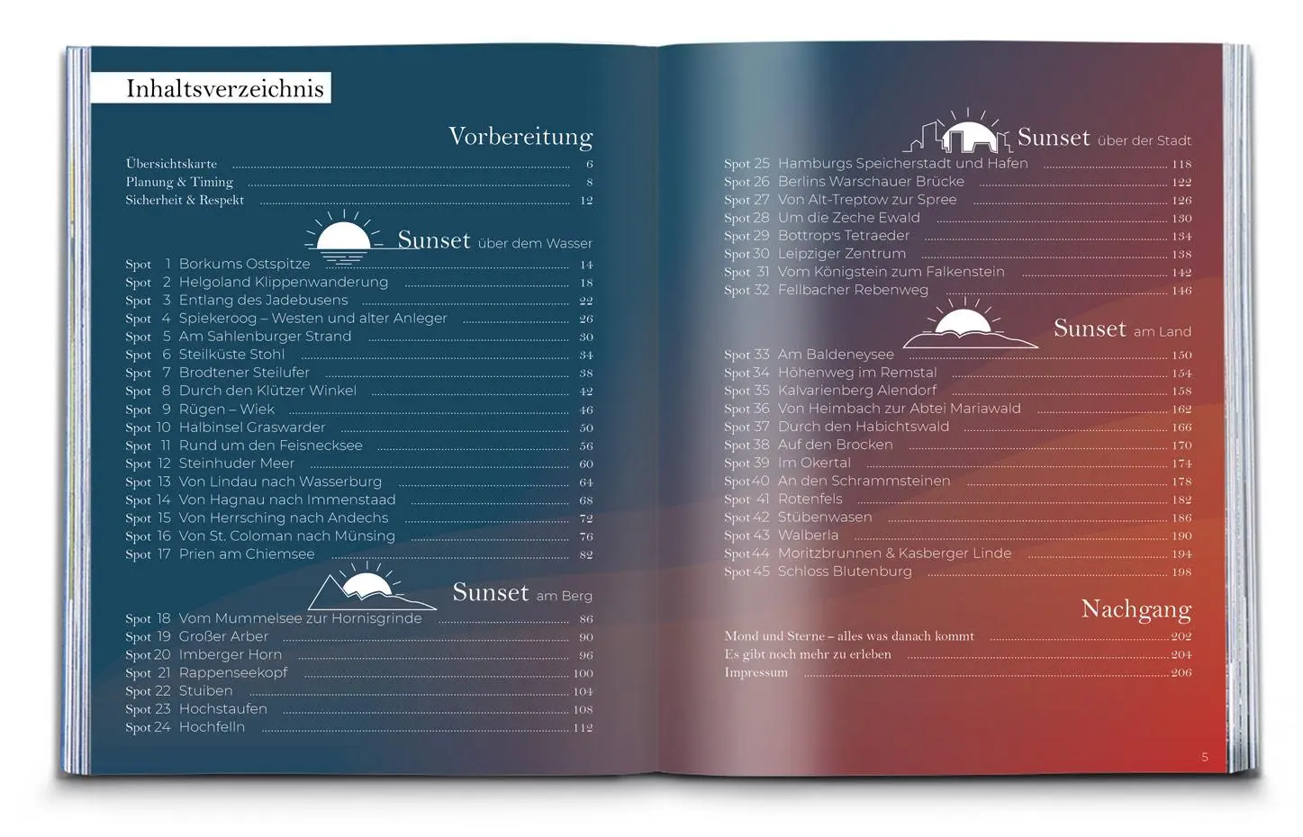 Bild: 9783991219675 | Sunsets Deutschland, 45 Touren und Plätze | Taschenbuch | 208 S.