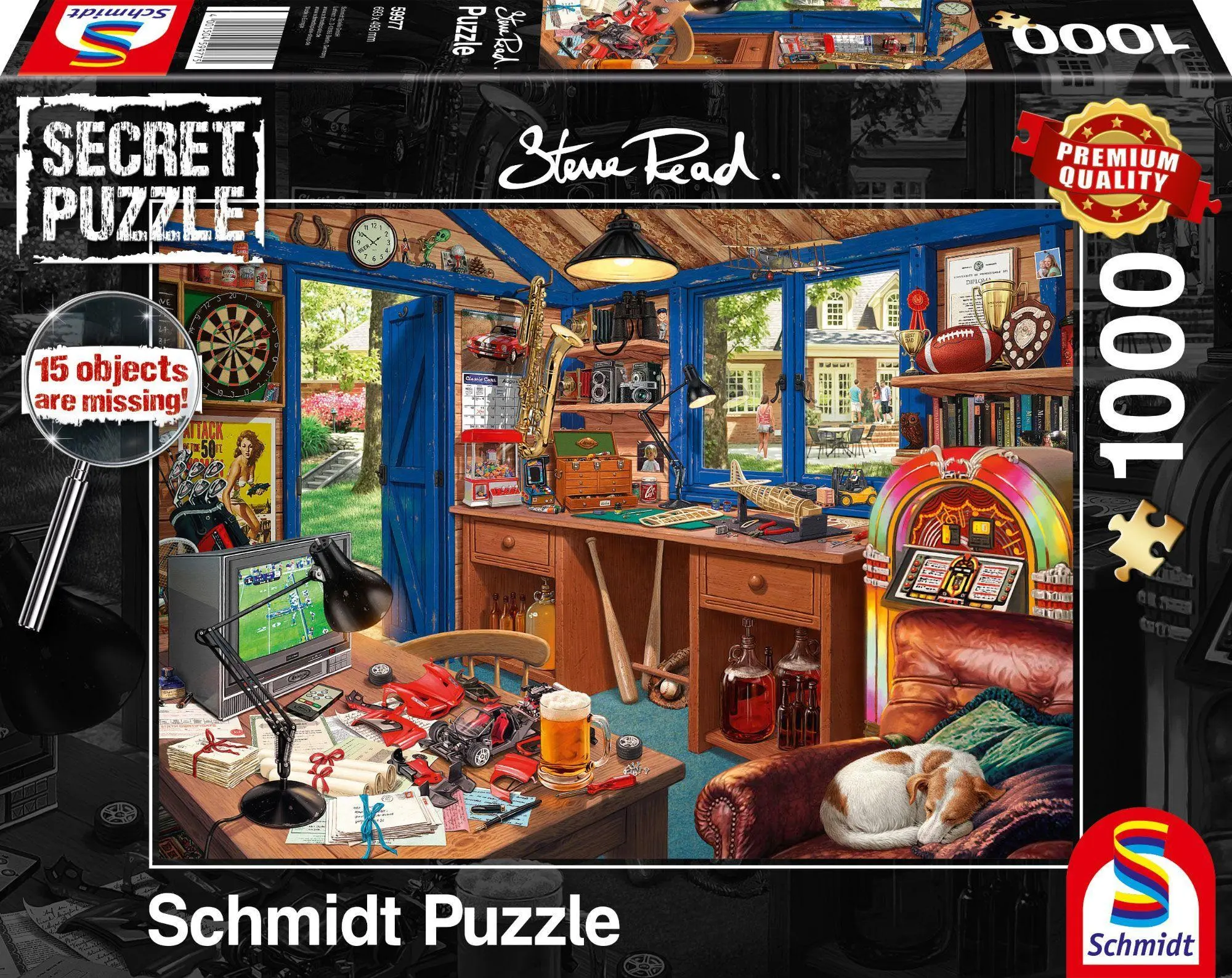 Cover: 4001504599775 | Vaters Werkstatt. 1.000 Teile | Erwachsenenpuzzle Secret | Steve Read