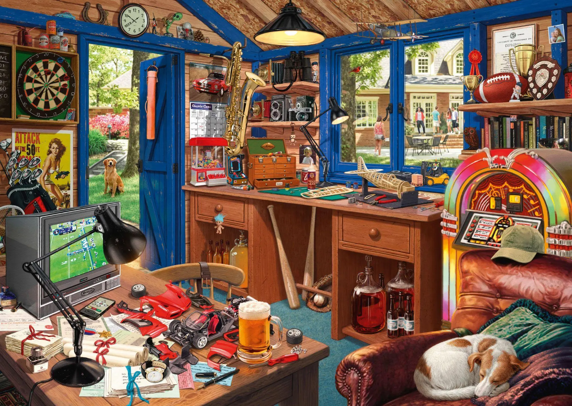 Bild: 4001504599775 | Vaters Werkstatt. 1.000 Teile | Erwachsenenpuzzle Secret | Steve Read
