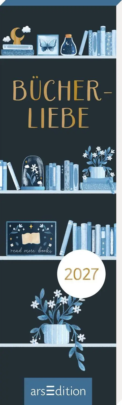 Cover: 4014489139775 | Lesezeichenkalender Bücherliebe 2027 | Dan Lin | Kalender | 26 S.