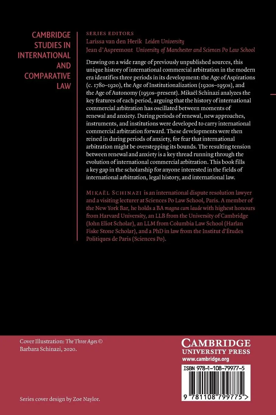Rückseite: 9781108799775 | The Three Ages of International Commercial Arbitration | Schinazi