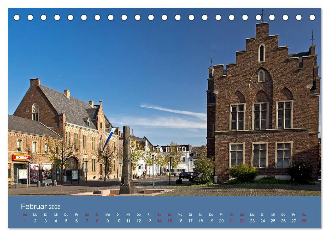 Bild: 9783457839775 | ERFTSTADT - Burgen und Bürgerhäuser (Tischkalender 2026 DIN A5...
