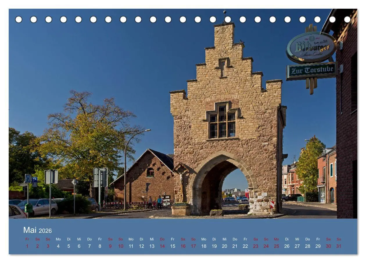 Bild: 9783457839775 | ERFTSTADT - Burgen und Bürgerhäuser (Tischkalender 2026 DIN A5...