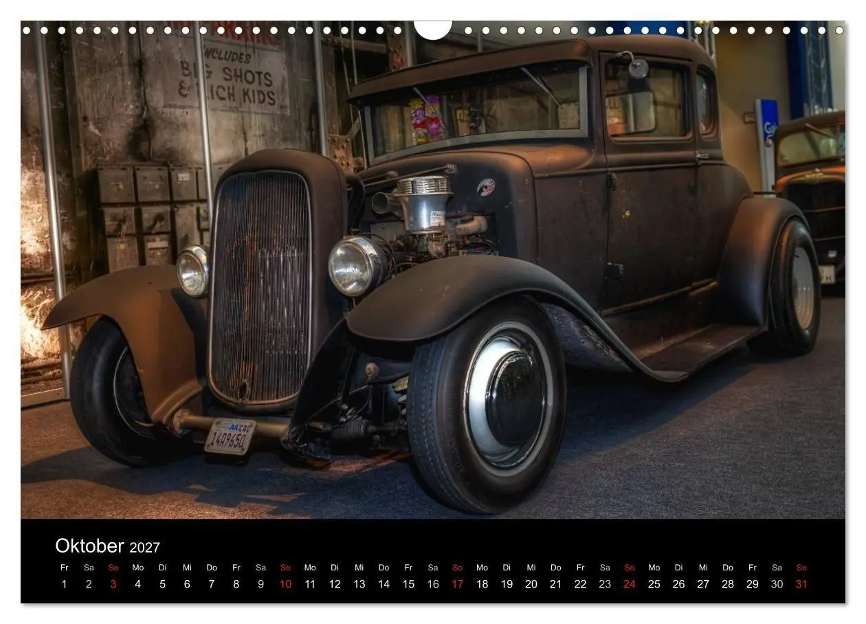 Bild: 9783594079775 | Außergewöhnliche Autos - Hot Rods (Wandkalender 2027 DIN A3 quer),...