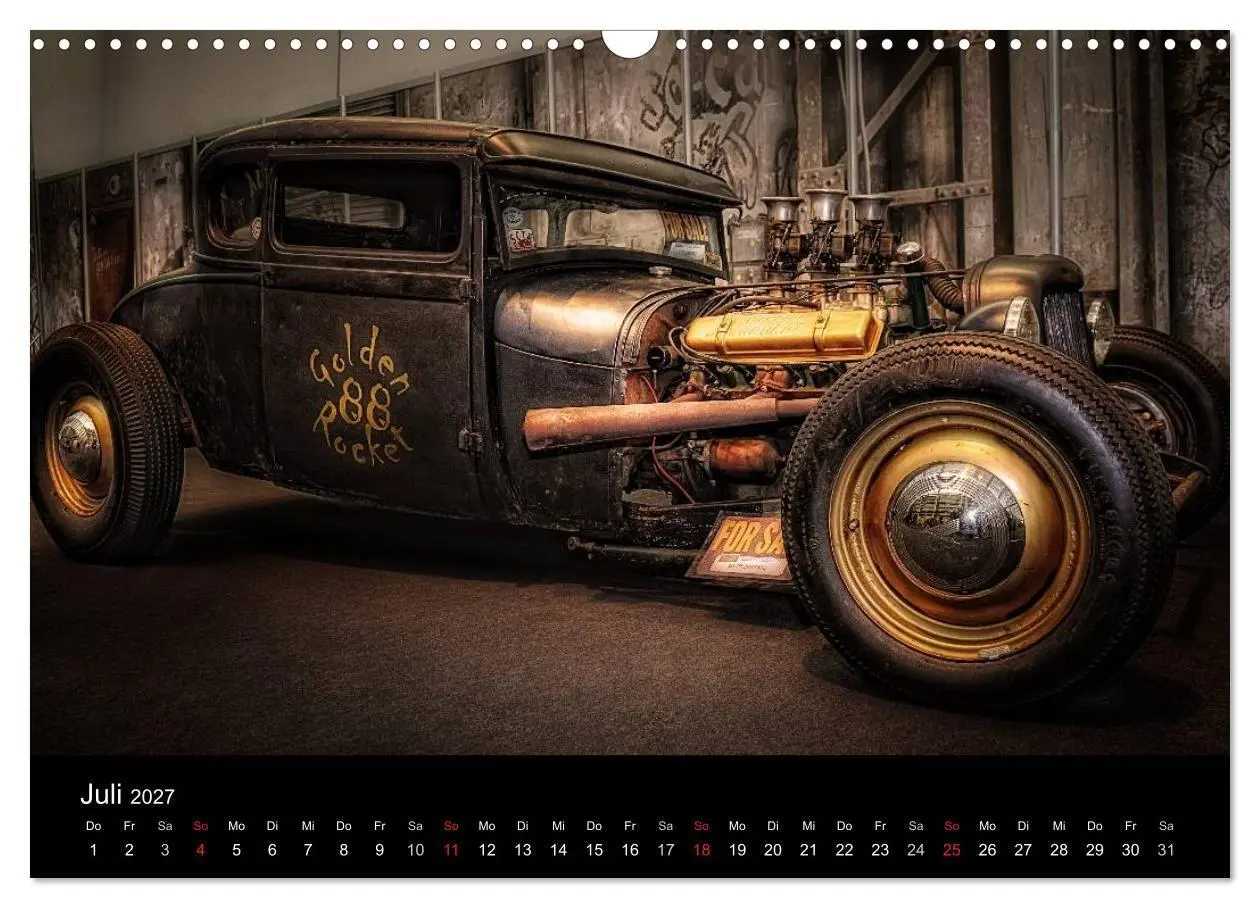 Bild: 9783594079775 | Außergewöhnliche Autos - Hot Rods (Wandkalender 2027 DIN A3 quer),...