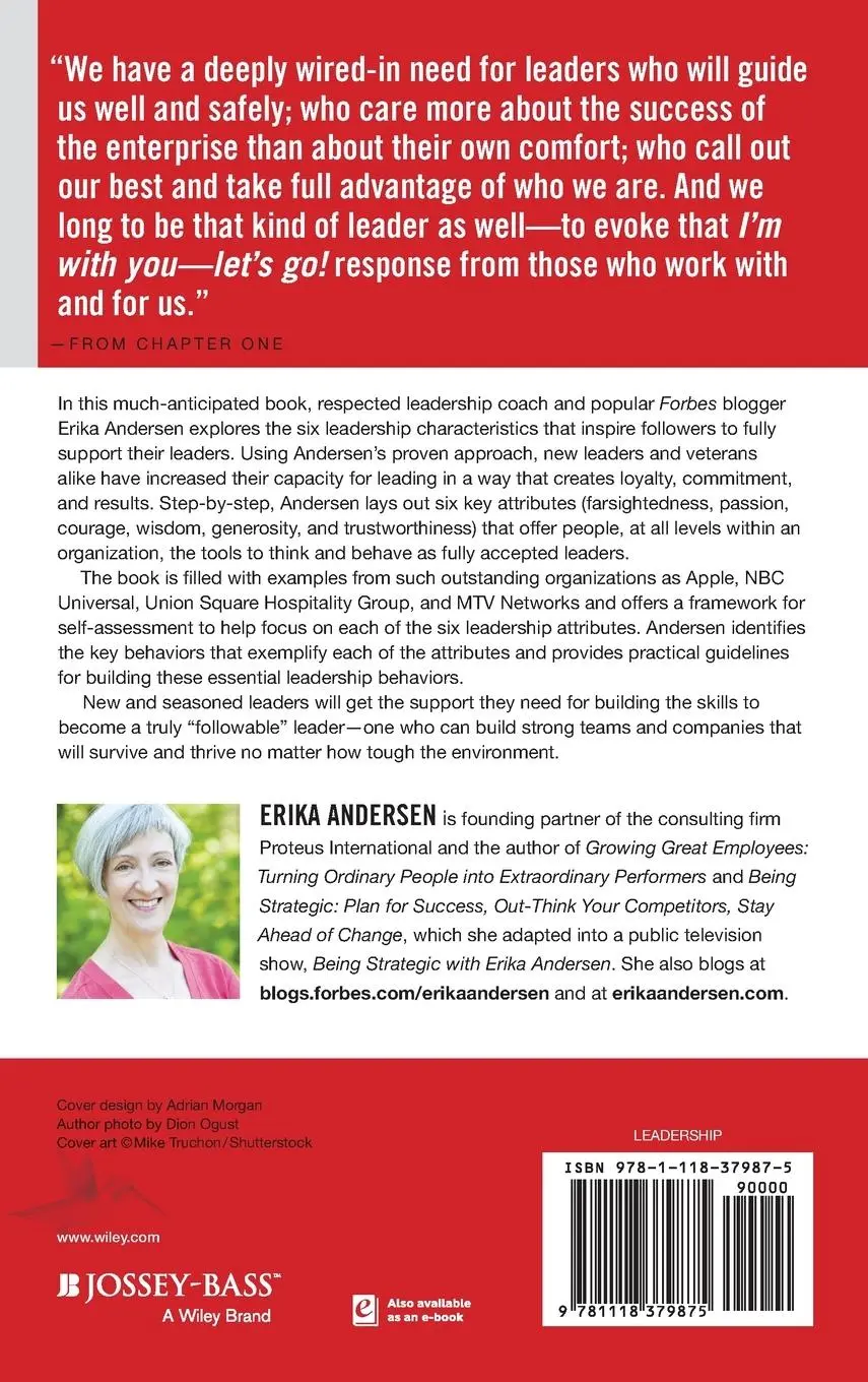 Rückseite: 9781118379875 | Leading So People Will Follow | Erika Andersen | Buch | 224 S. | 2012