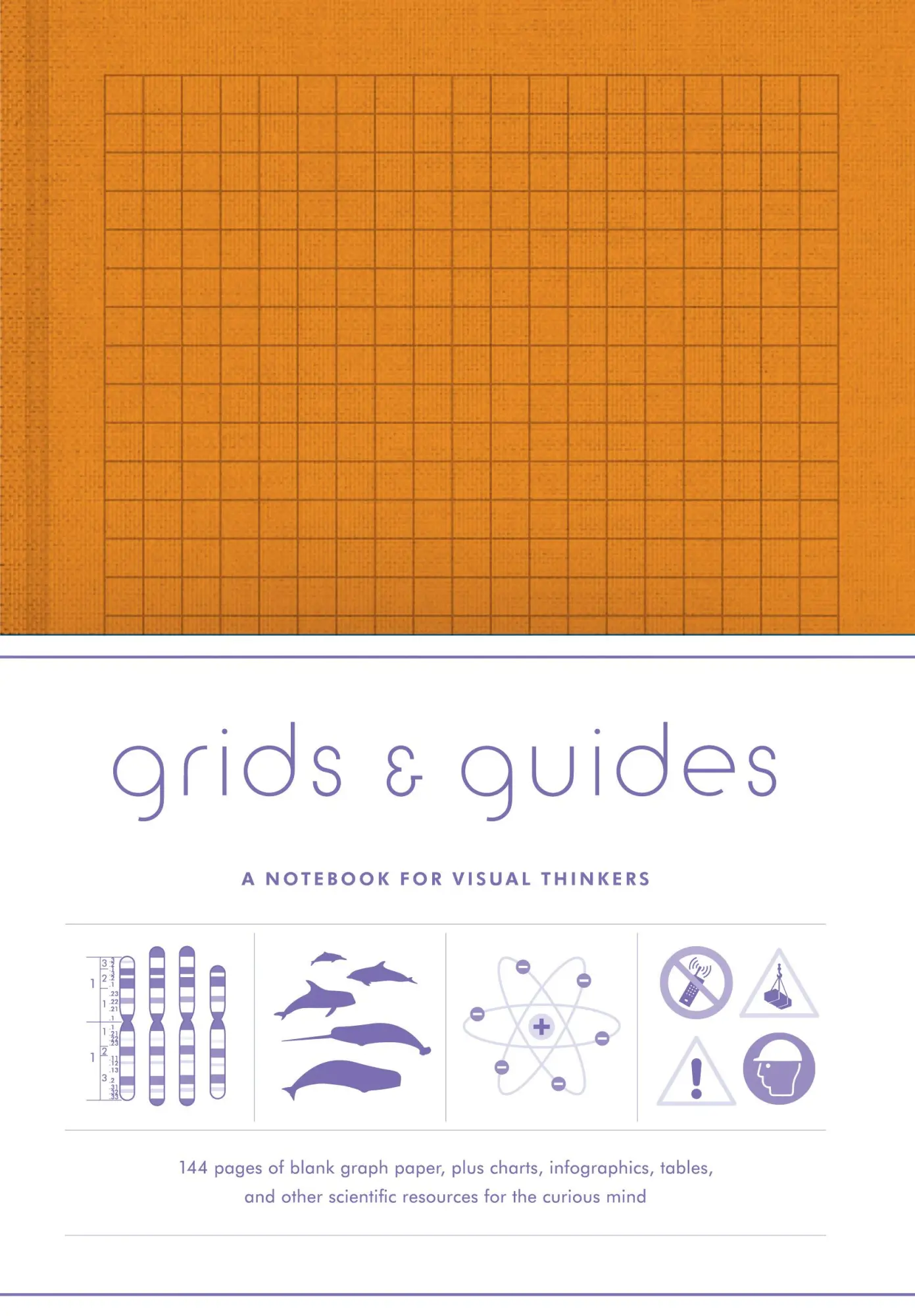 Cover: 9781616899875 | Grids &amp; Guides Orange | A Notebook for Visual Thinkers | Press | 2021