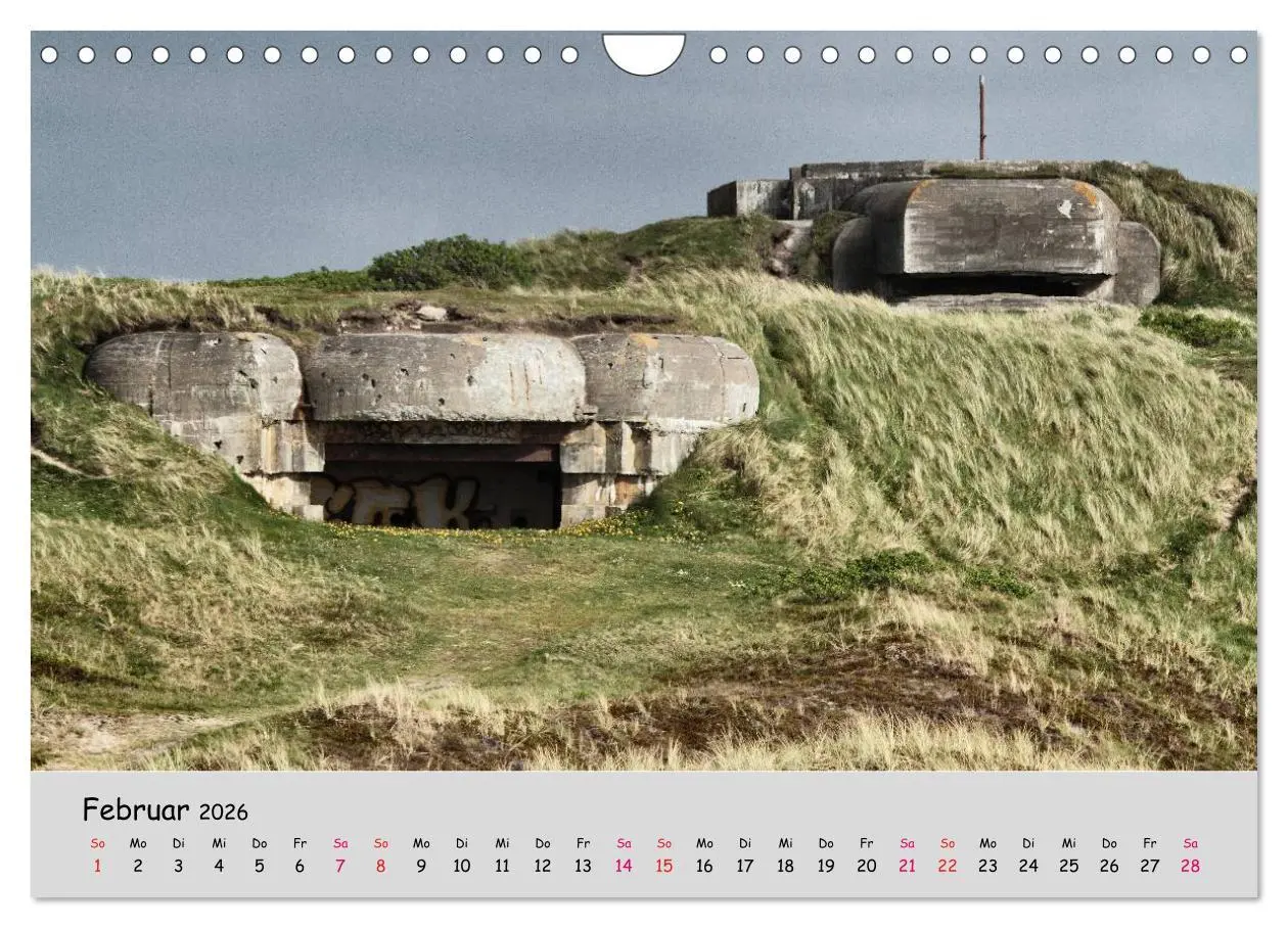 Bild: 9783516089875 | Bunker Zeitzeugen der Geschichte (Wandkalender 2026 DIN A4 quer),...