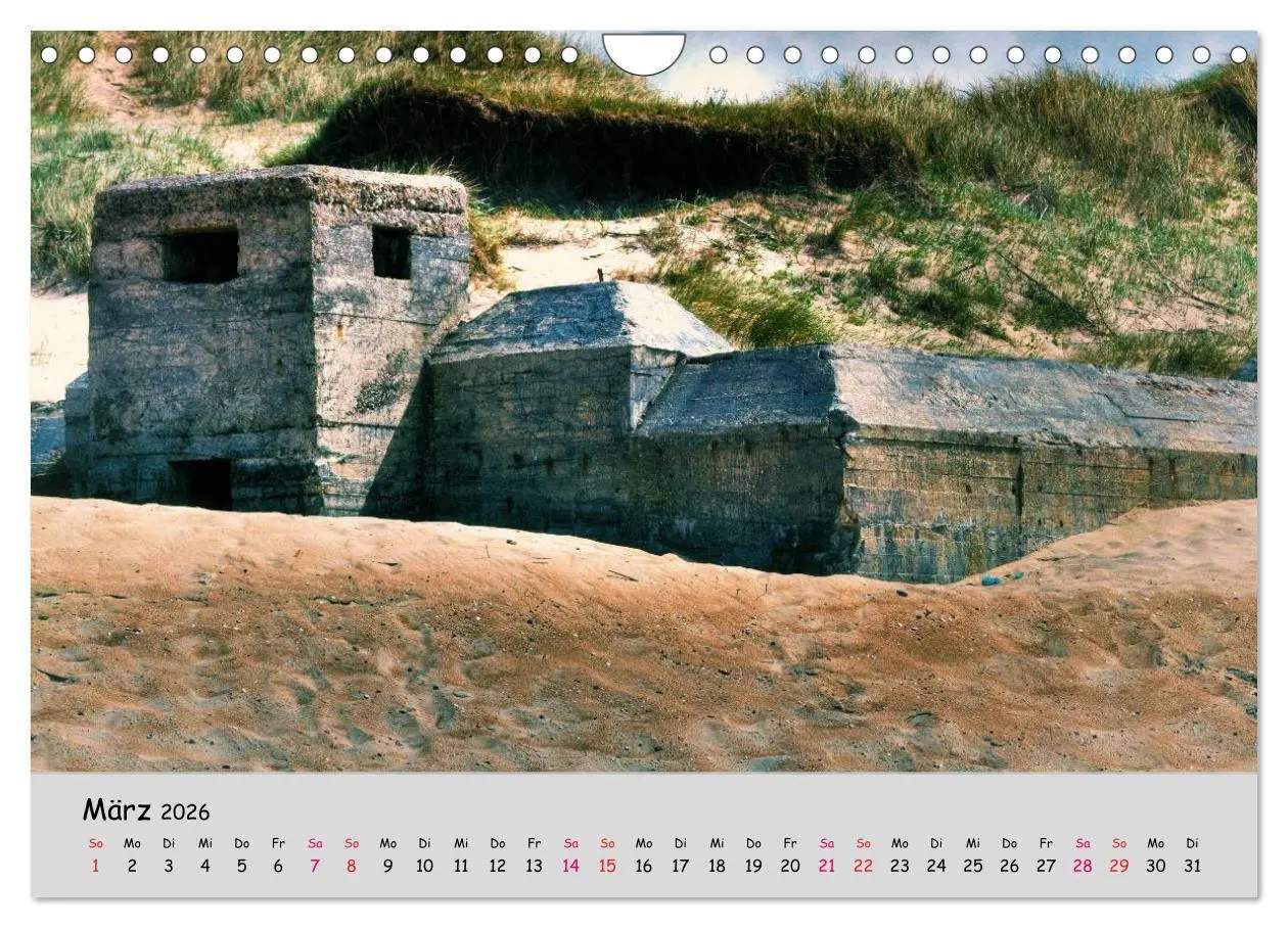 Bild: 9783516089875 | Bunker Zeitzeugen der Geschichte (Wandkalender 2026 DIN A4 quer),...