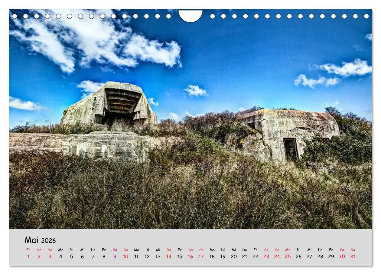 Bild: 9783516089875 | Bunker Zeitzeugen der Geschichte (Wandkalender 2026 DIN A4 quer),...