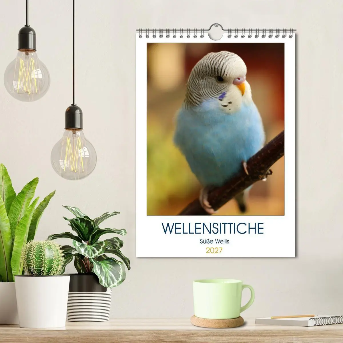 Bild: 9783569799875 | WELLENSITTICHE - Süße Wellis (Wandkalender 2027 DIN A4 hoch),...