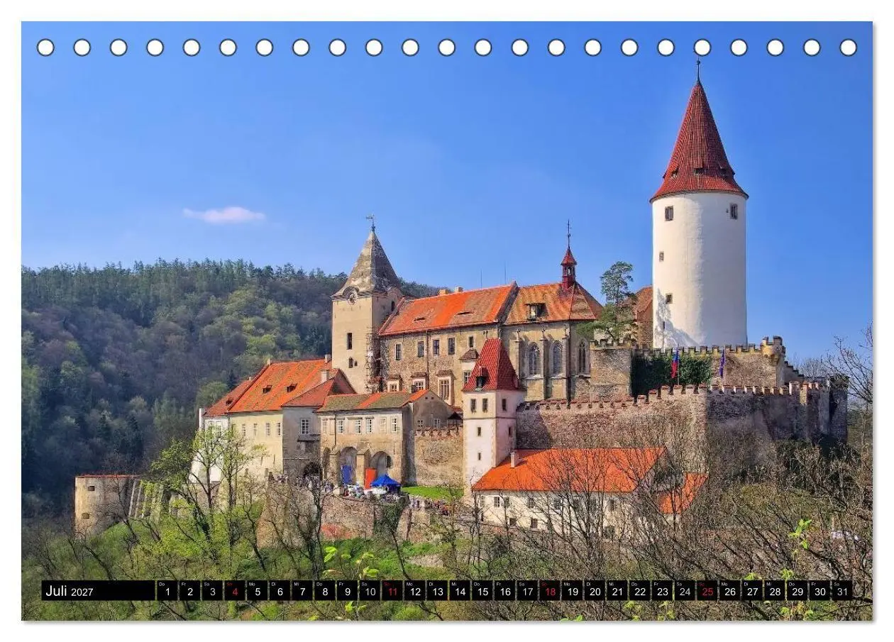 Bild: 9783594139875 | Tschechien (Tischkalender 2027 DIN A5 quer), CALVENDO Monatskalender