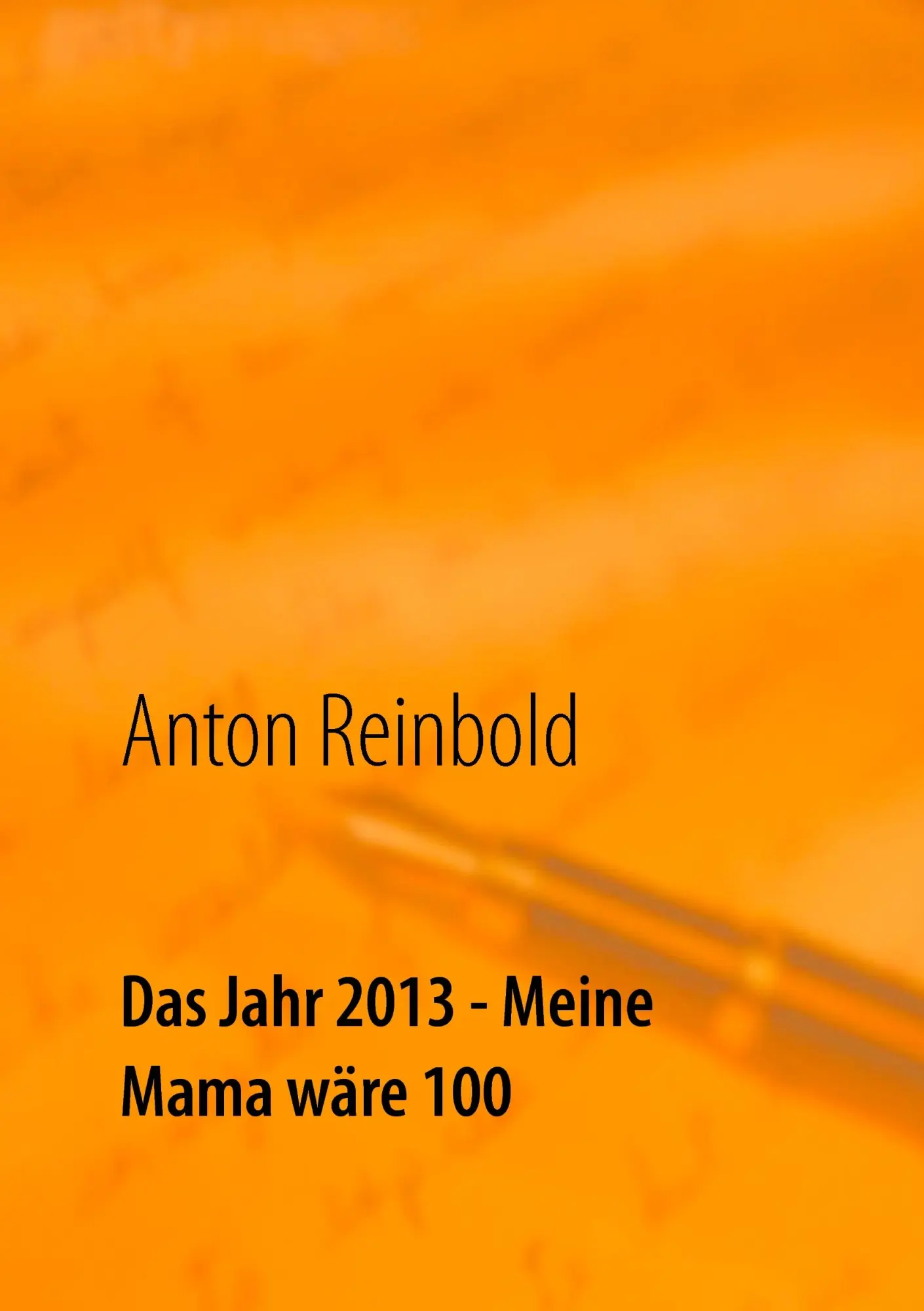 Cover: 9783732289875 | Das Jahr 2013 - Meine Mama wäre 100 | Anton Reinbold | Taschenbuch