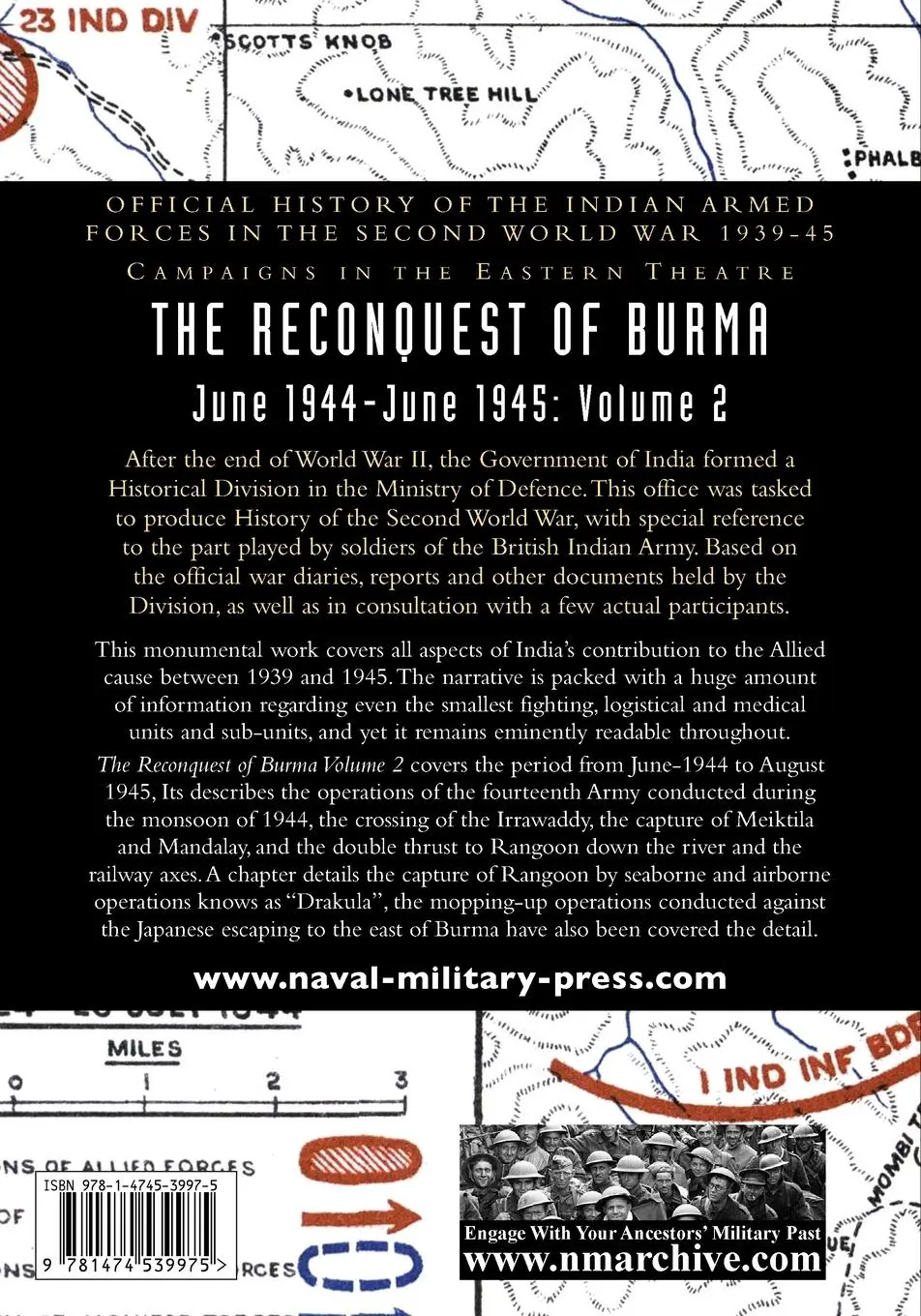 Rückseite: 9781474539975 | THE RECONQUEST OF BURMA June 1944-June 1945 | P. N. Khera (u. a.)