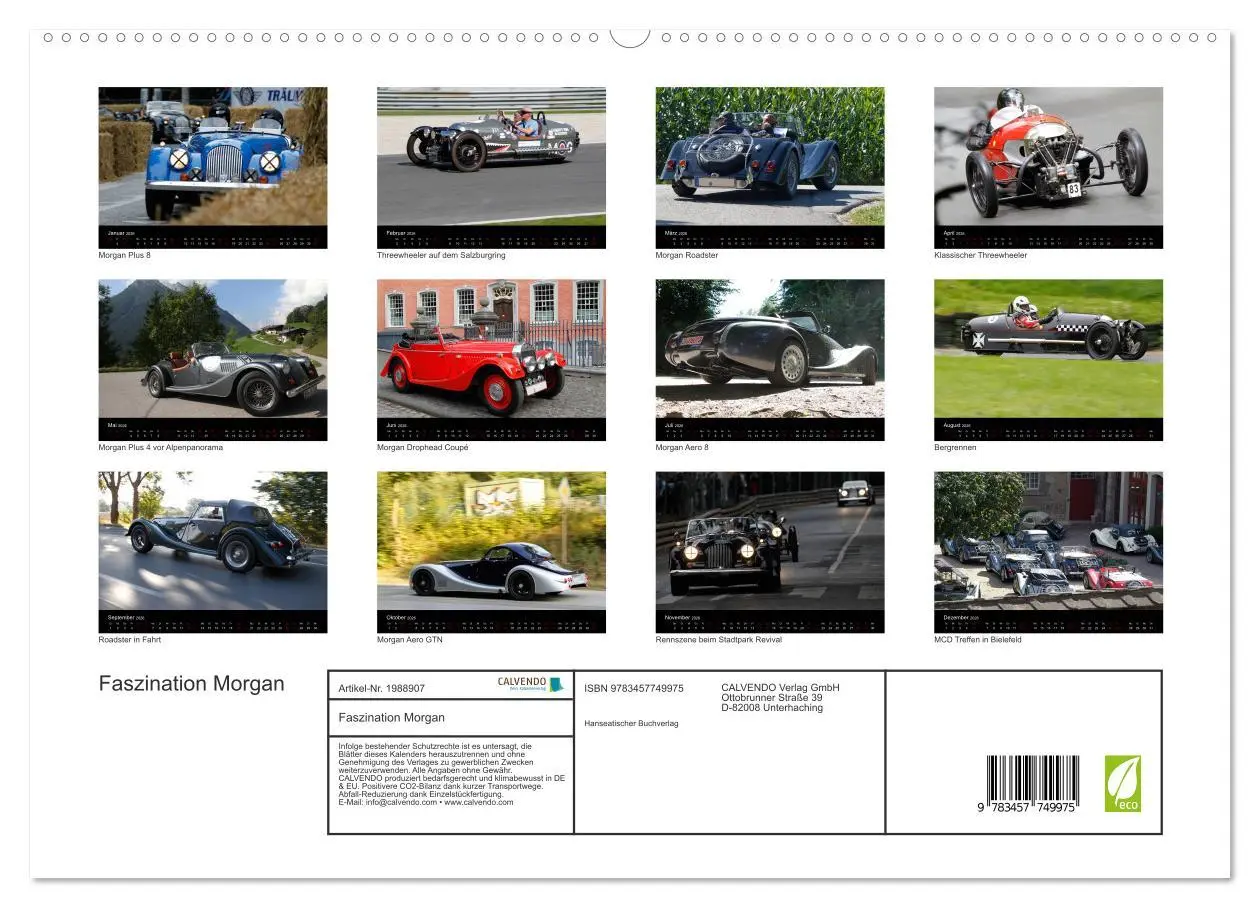 Bild: 9783457749975 | Faszination Morgan (hochwertiger Premium Wandkalender 2026 DIN A2...