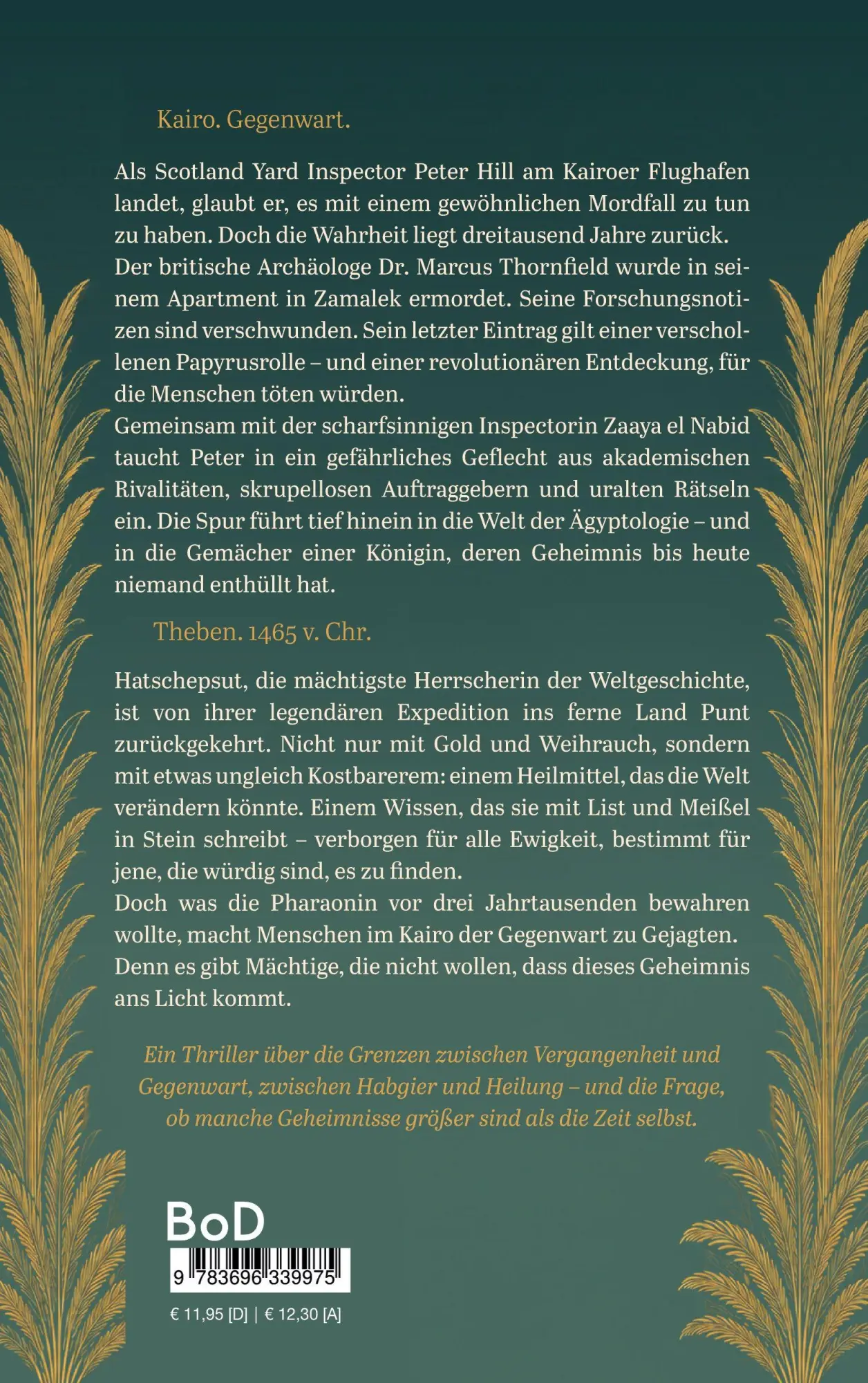 Rückseite: 9783696339975 | Das Geheimnis der Hatschepsut | Thomas Steiner | Taschenbuch | 222 S.