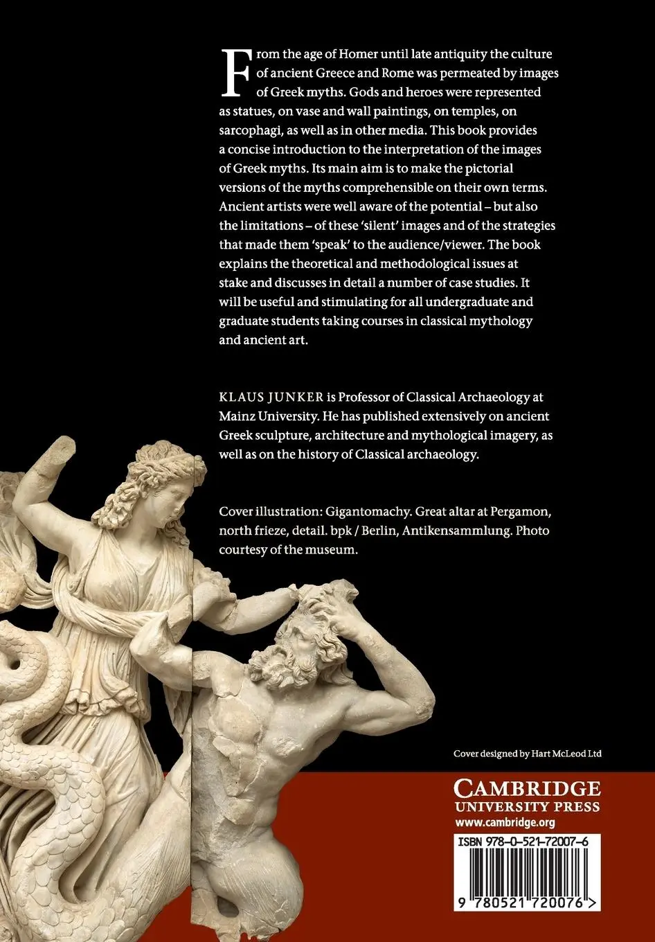 Rückseite: 9780521720076 | Interpreting the Images of Greek Myths | Klaus Junker | Taschenbuch