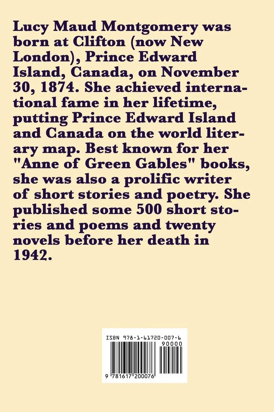 Rückseite: 9781617200076 | The Short Stories of Lucy Maud Montgomery from 1896-1901 | Montgomery