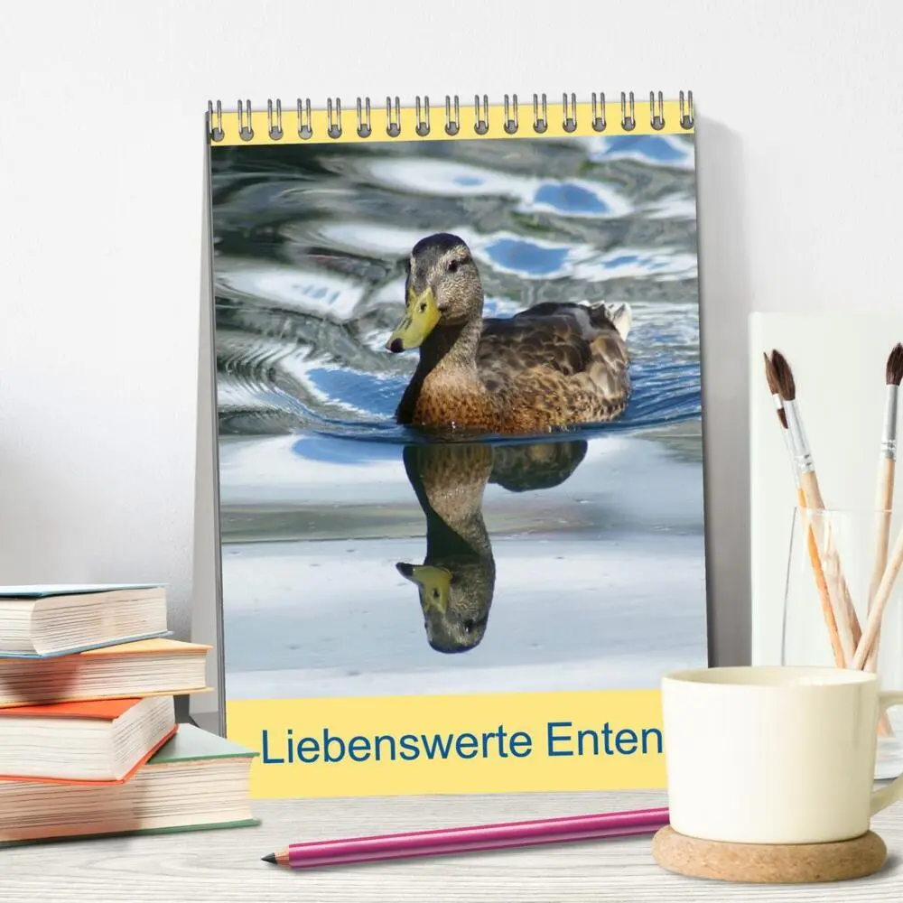 Bild: 9783457000076 | Liebenswerte Enten (Tischkalender 2025 DIN A5 hoch), CALVENDO...