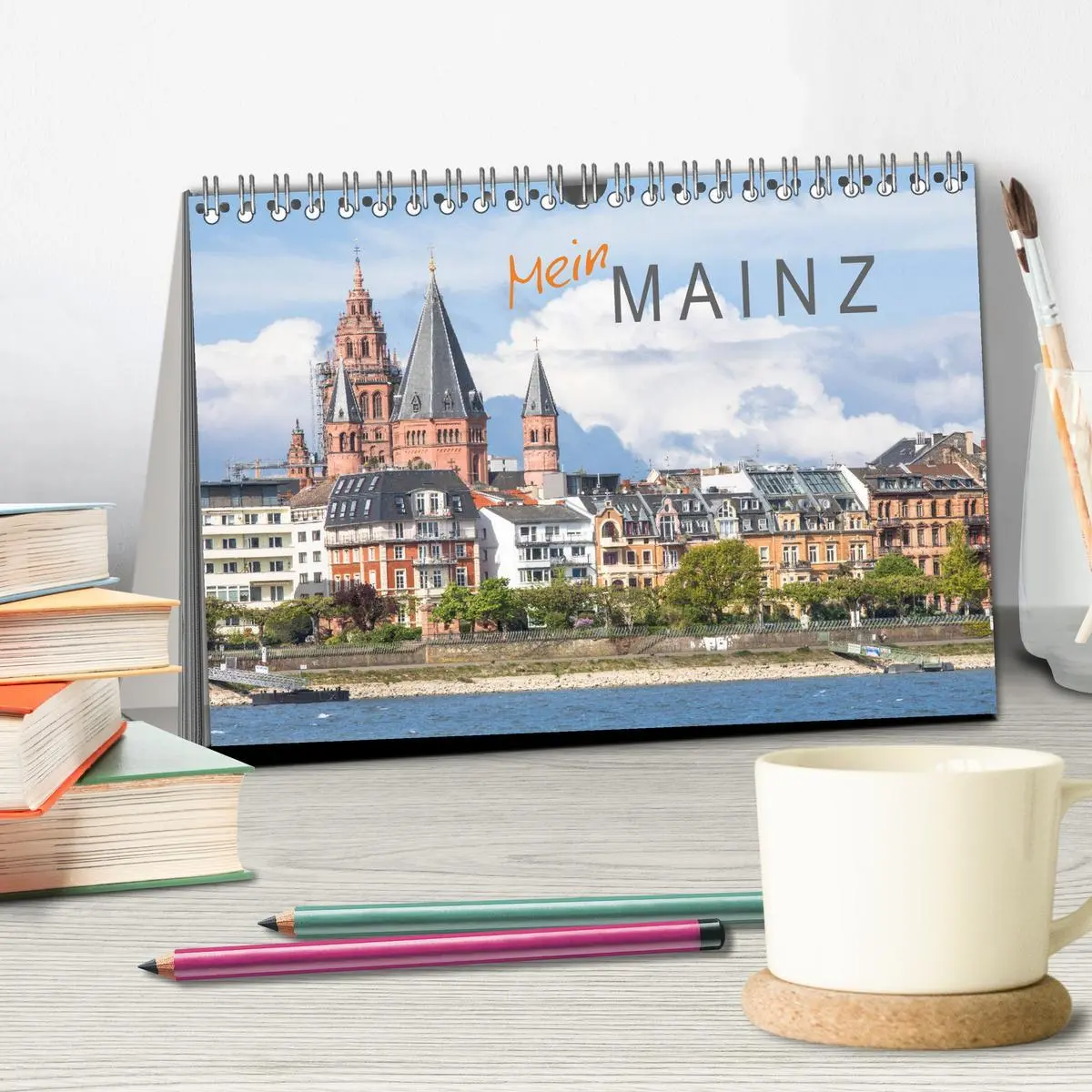 Bild: 9783457860076 | Mein Mainz (Tischkalender 2026 DIN A5 quer), CALVENDO Monatskalender