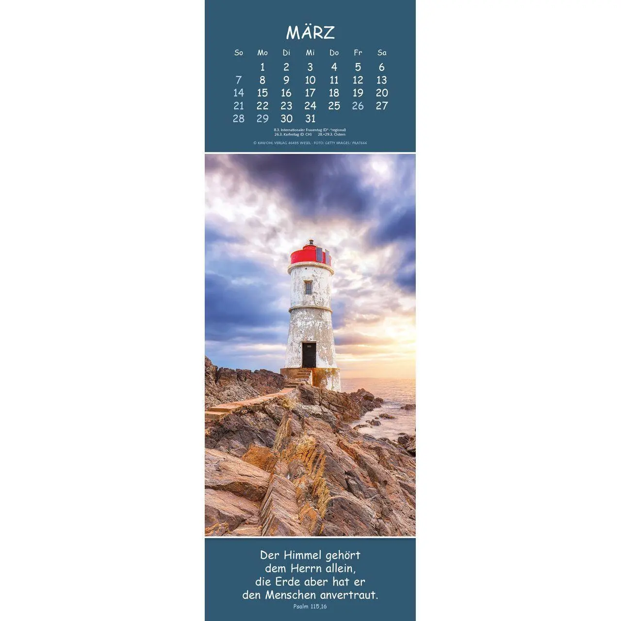 Bild: 9783754860076 | Gedanken des Friedens 2027 | Kalender | Spiralbindung | 14 S. | 2027