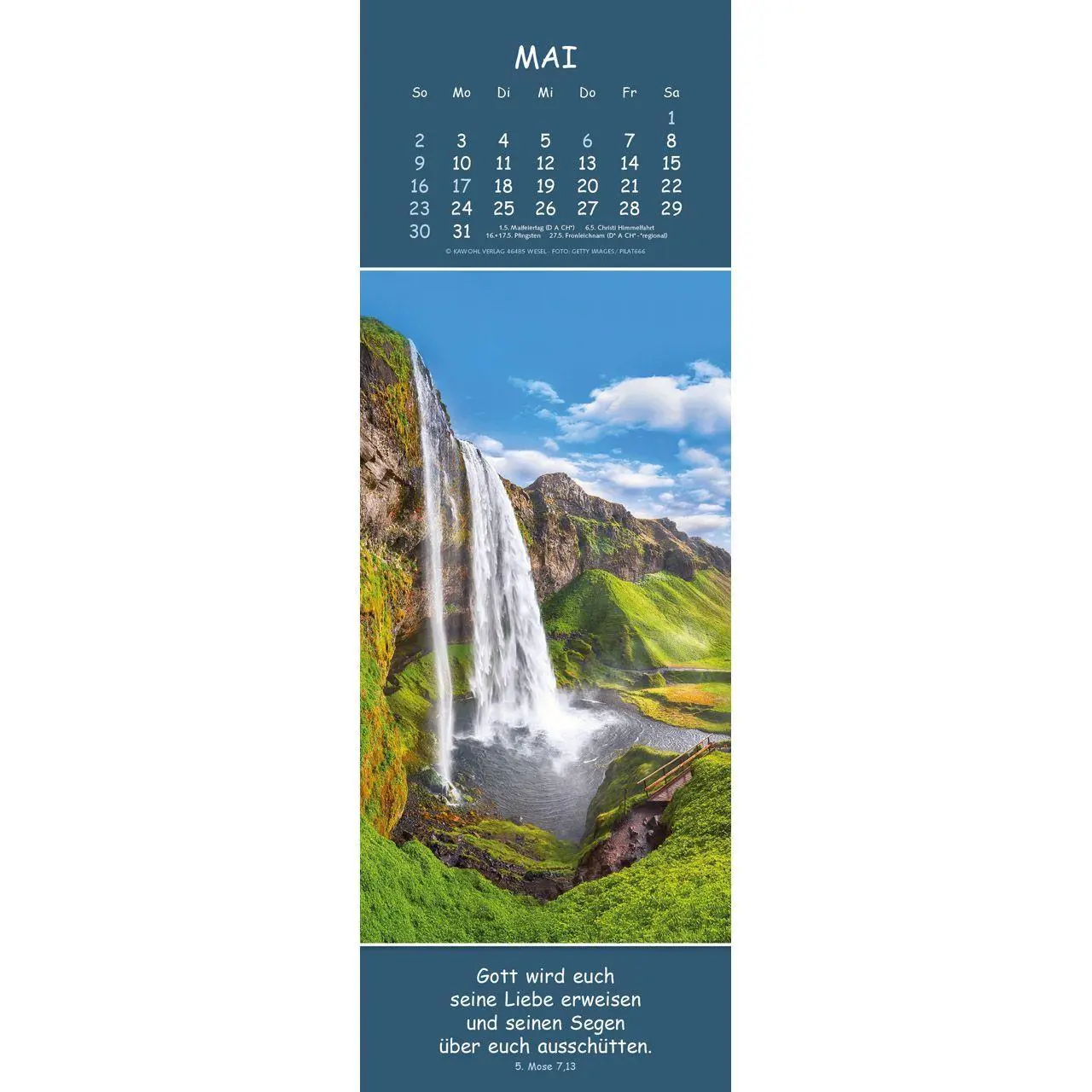 Bild: 9783754860076 | Gedanken des Friedens 2027 | Kalender | Spiralbindung | 14 S. | 2027