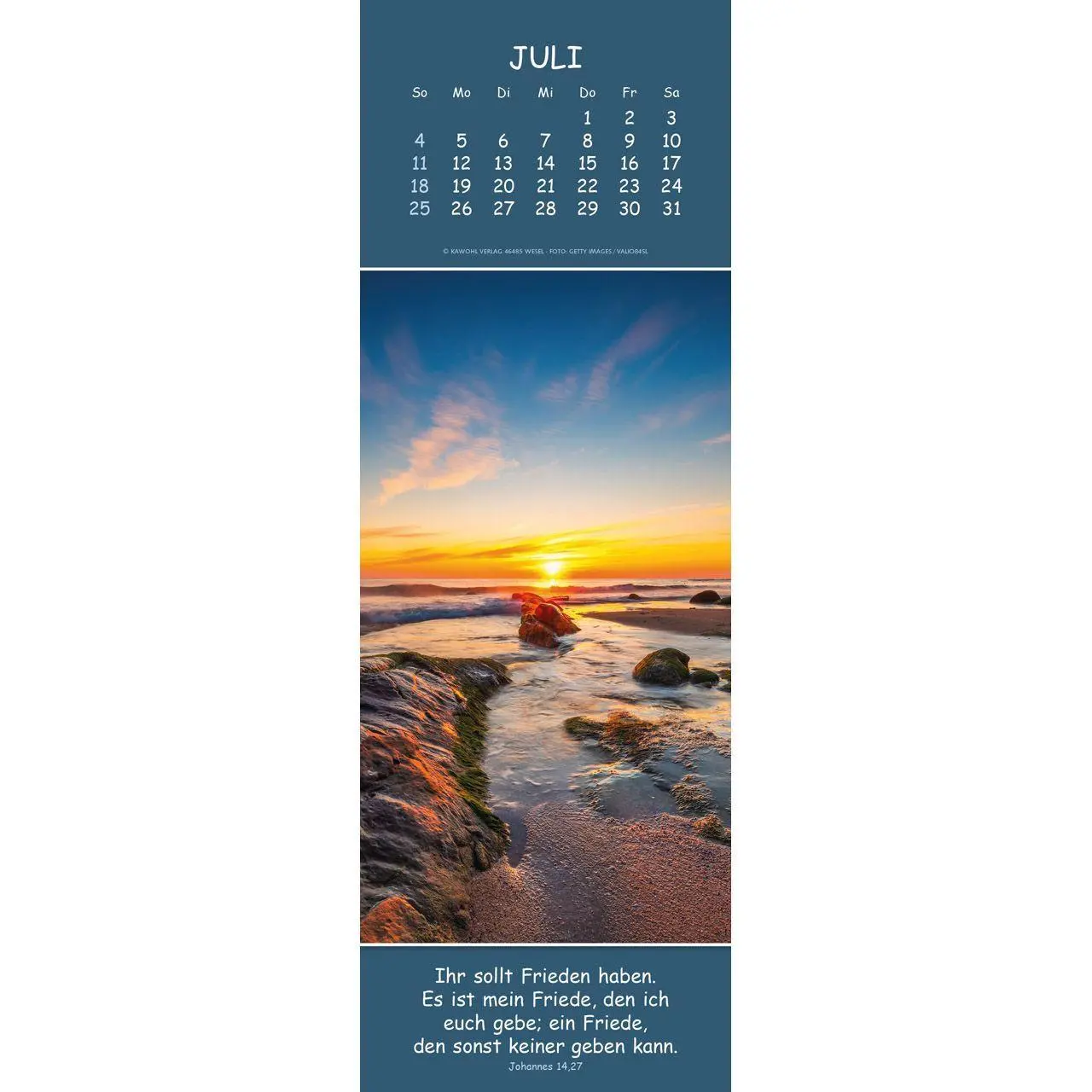 Bild: 9783754860076 | Gedanken des Friedens 2027 | Kalender | Spiralbindung | 14 S. | 2027