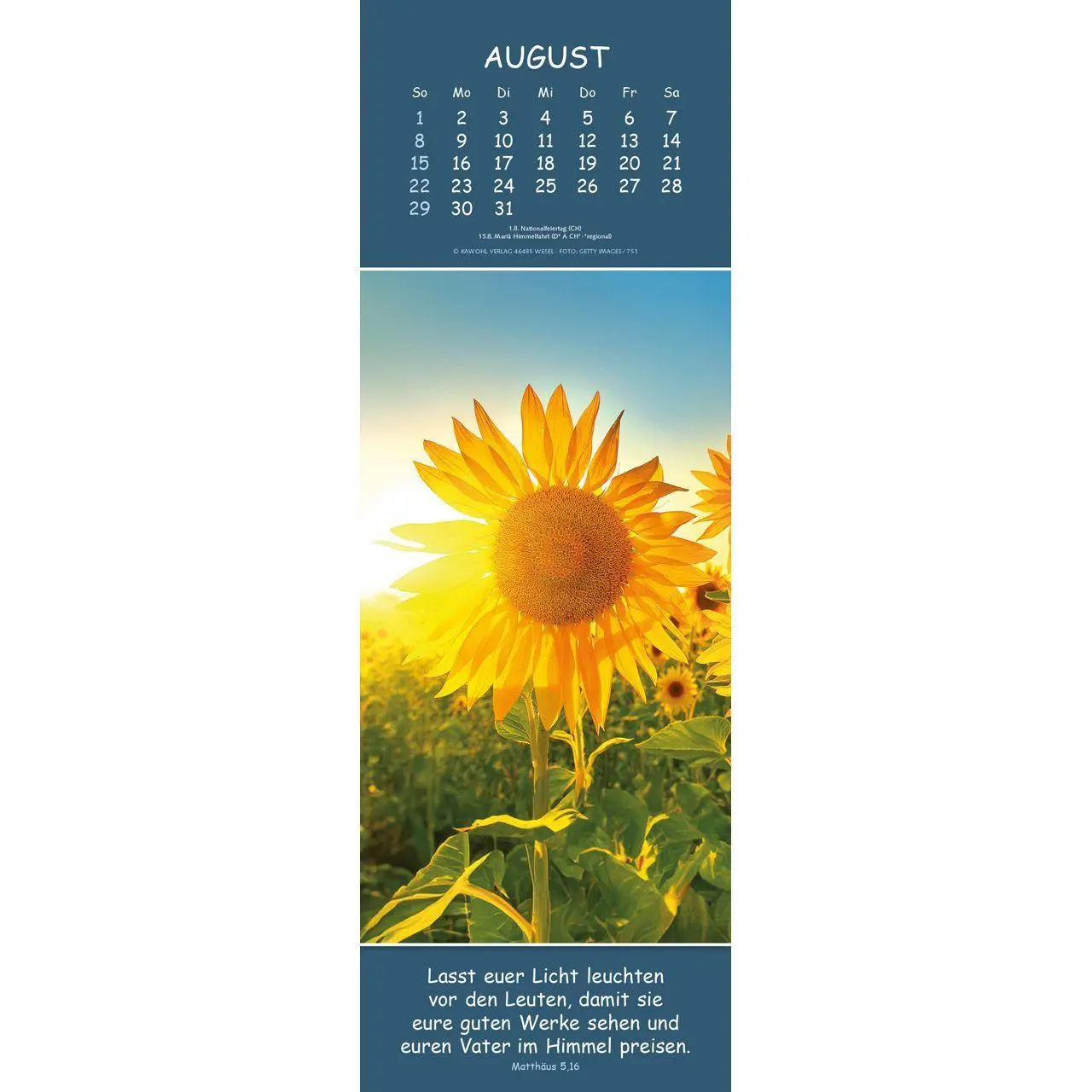 Bild: 9783754860076 | Gedanken des Friedens 2027 | Kalender | Spiralbindung | 14 S. | 2027