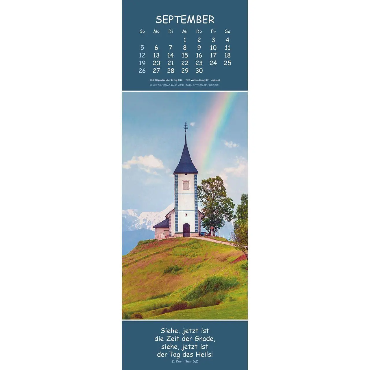 Bild: 9783754860076 | Gedanken des Friedens 2027 | Kalender | Spiralbindung | 14 S. | 2027