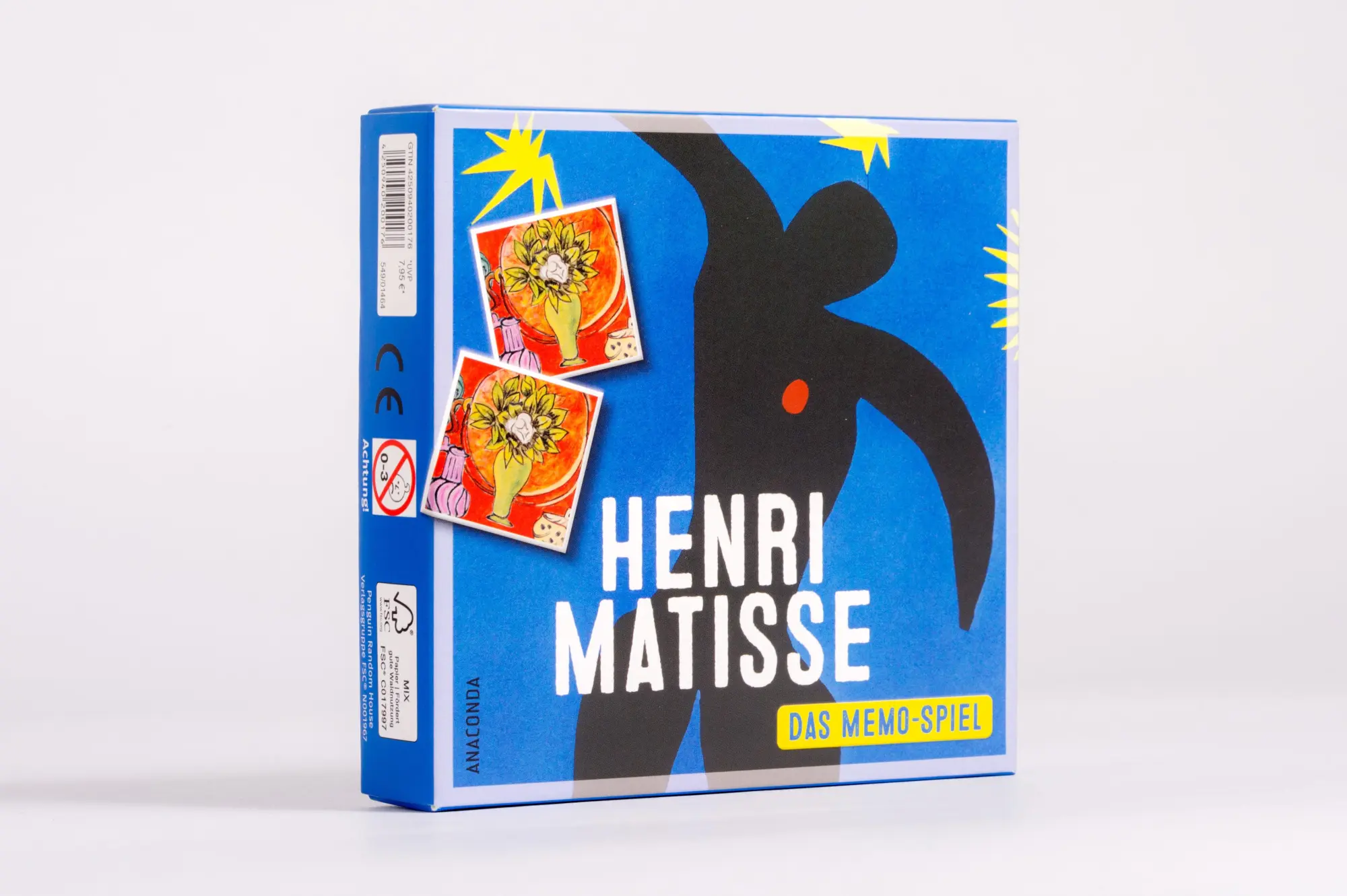 Bild: 4250940200176 | Henri Matisse - Memospiel | Anaconda Verlag | Spiel | 40 S. | Deutsch