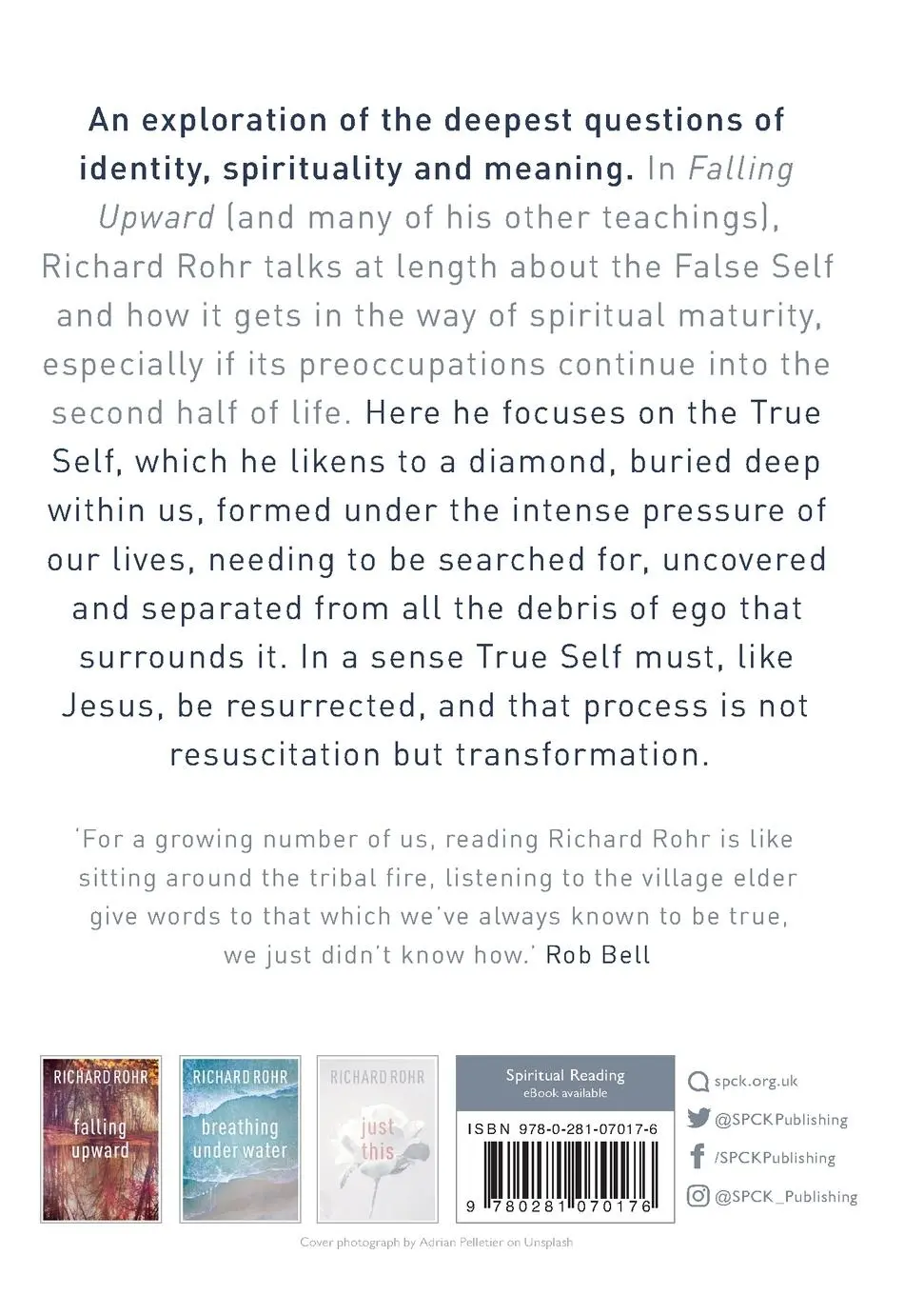 Rückseite: 9780281070176 | Immortal Diamond | The Search For Our True Self | Richard Rohr | Buch