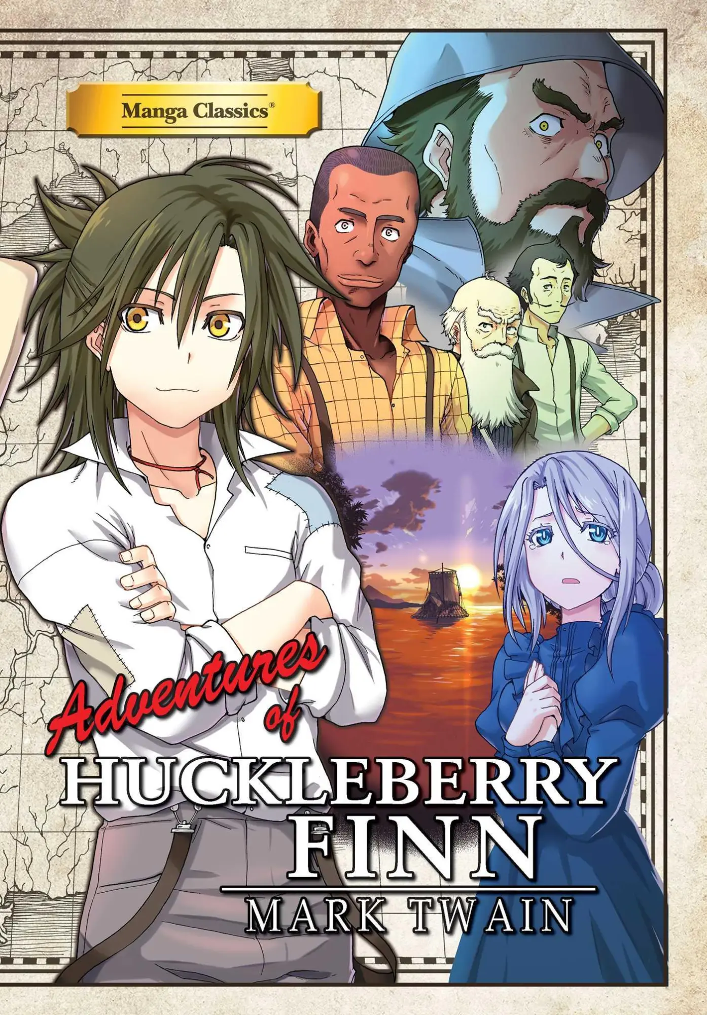 Cover: 9781772940176 | Manga Classics: Adventure of Huckleberry Finn (Paperback) | Mark Twain