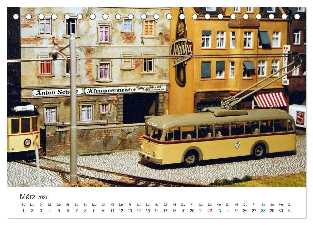 Bild: 9783457470176 | Bahn-Nostalgie im Modell (Tischkalender 2026 DIN A5 quer), CALVENDO...