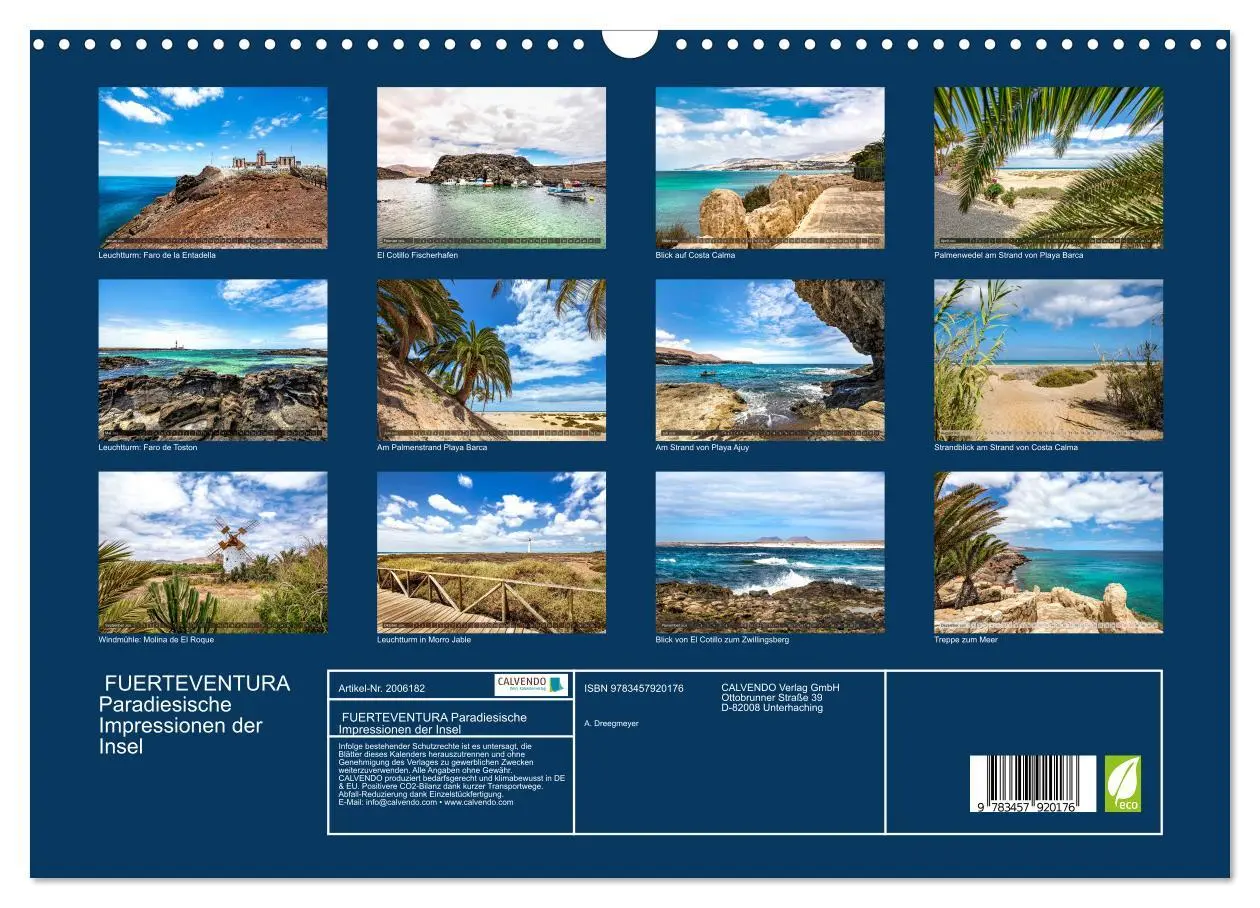 Bild: 9783457920176 | FUERTEVENTURA Paradiesische Impressionen der Insel (Wandkalender...