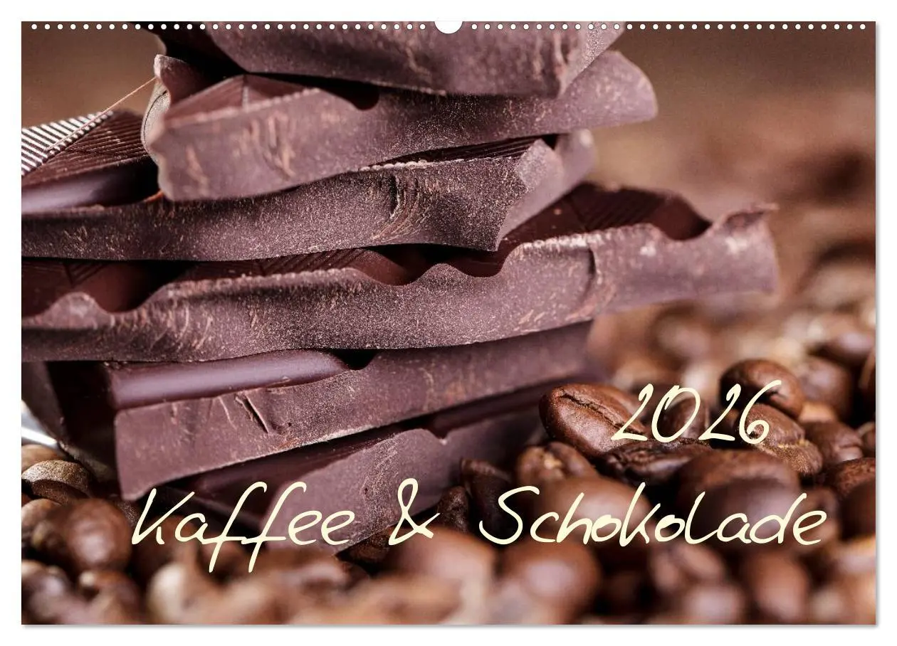 Cover: 9783516180176 | Kaffee &amp; Schokolade (Wandkalender 2026 DIN A2 quer), CALVENDO...