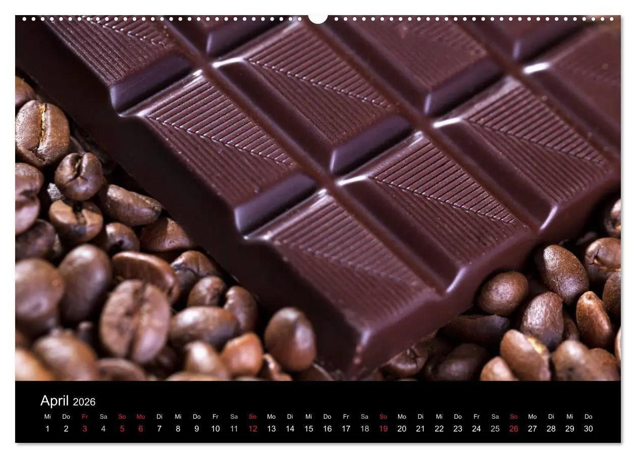 Bild: 9783516180176 | Kaffee &amp; Schokolade (Wandkalender 2026 DIN A2 quer), CALVENDO...