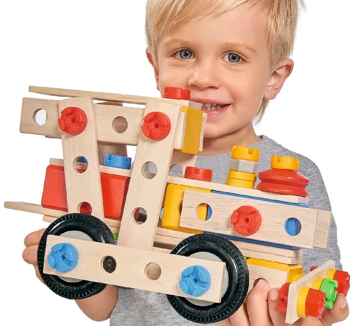 Bild: 4051902390276 | HEROS Constructor, große Lok | Spielzeug | In Schachtel | 100039027